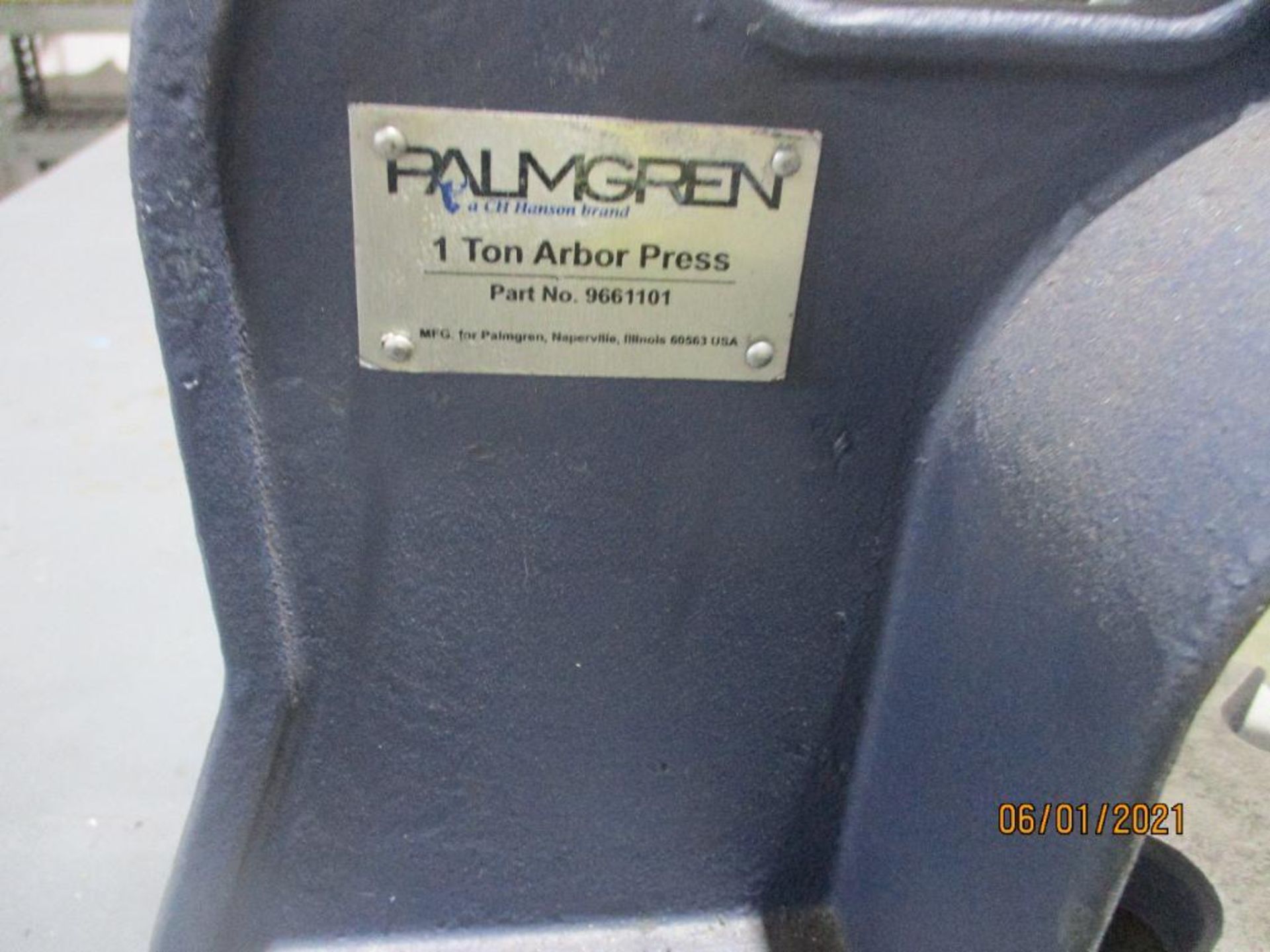 Palmgren 1-Ton Compound Mandrel Press - Image 2 of 2