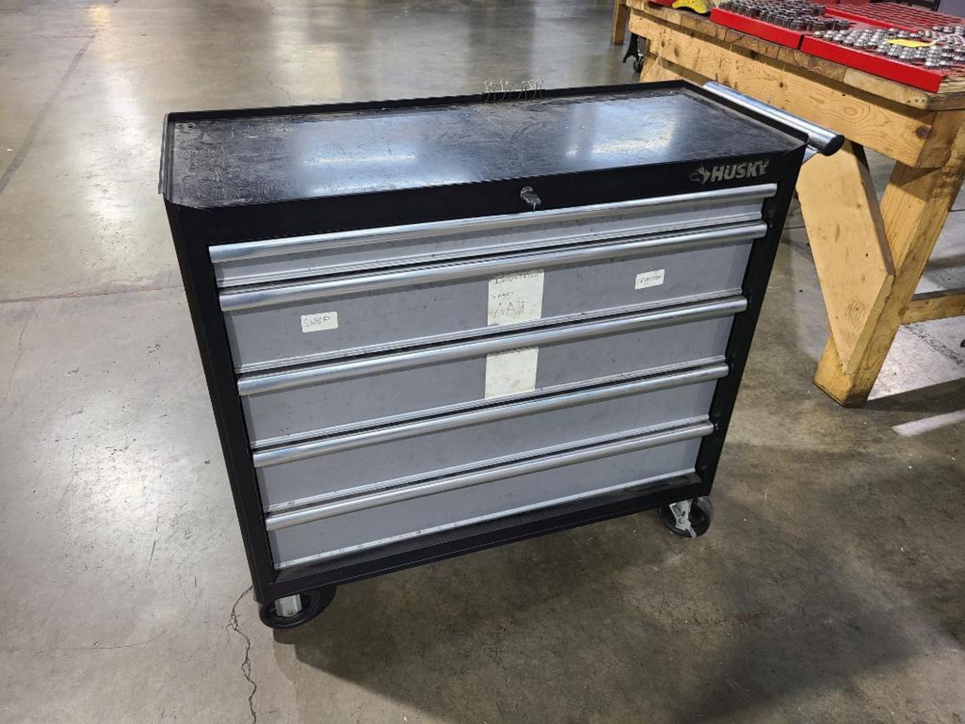 Husky Tool Box with Contents