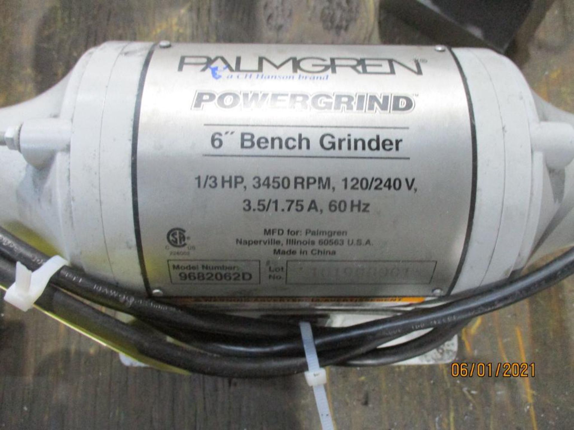 Palmgren Bench Grinder, 6 in. - Image 2 of 2