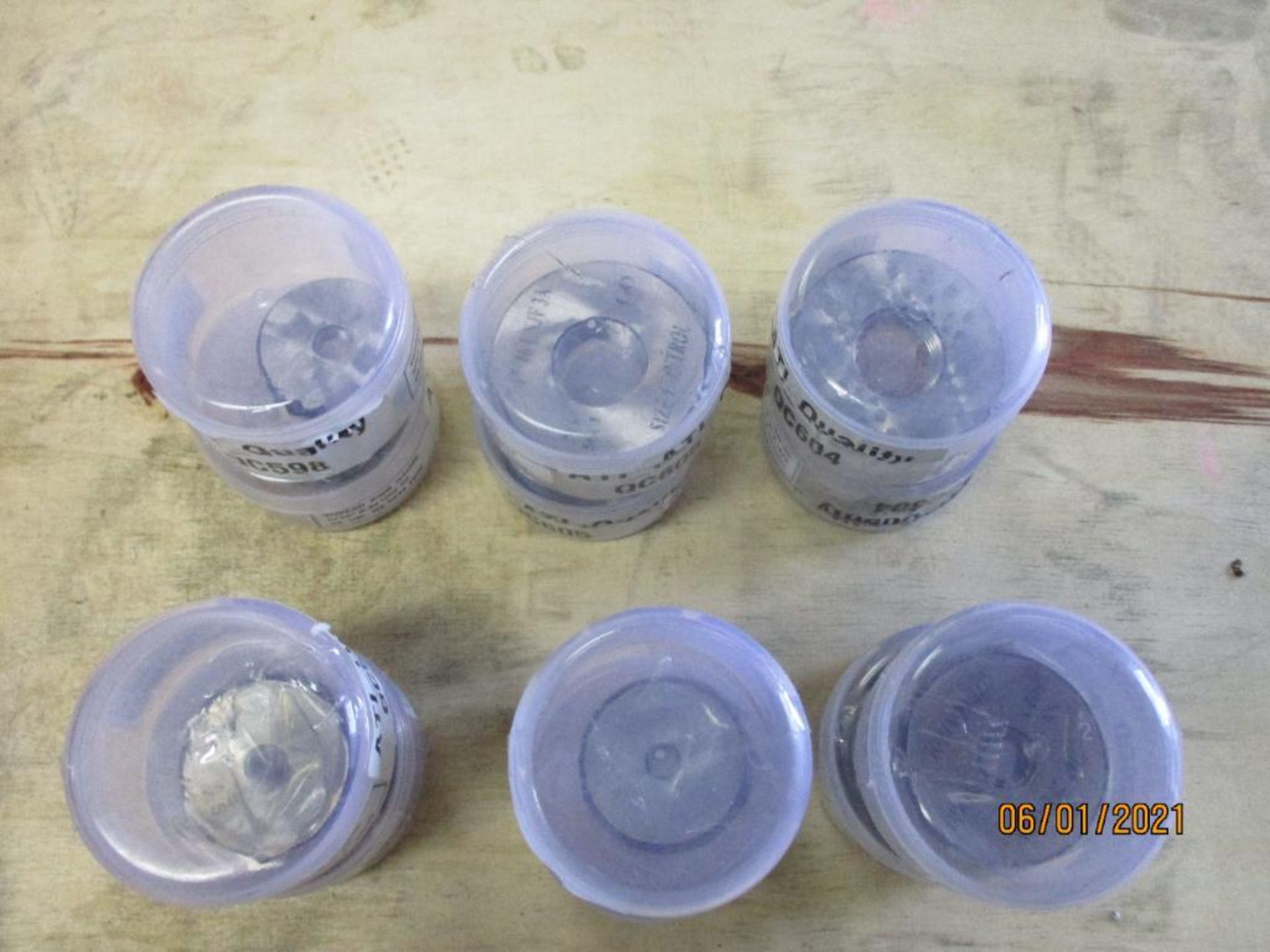 LOT: GO/NOGO Thread Ring Gages, (1) 5/16 in. - 24 UNJF-3A, (1) 1/4 in. - 28 UNF-3A, (2) 3/4 in. - 16 - Image 2 of 2