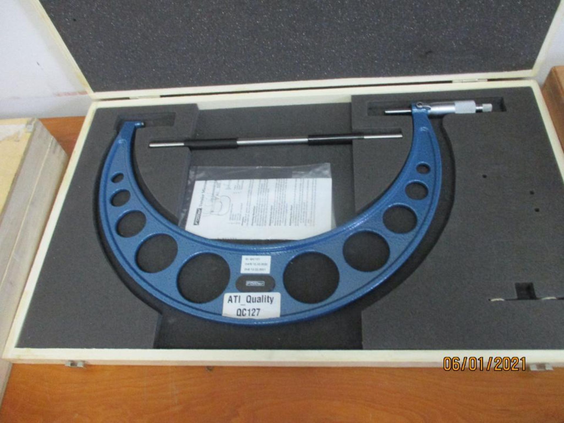 Fowler Micrometer, 11 in. - 12 in. (All inspection eq. is like New and Mostly Certified)