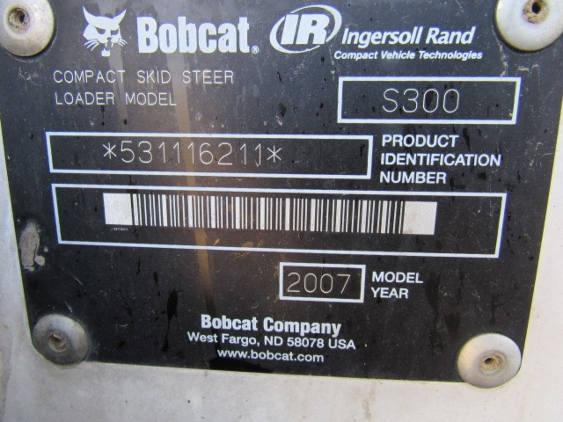 2007 Bobcat S300, S/N 531116211, (Not Running), LOCATION: 1770 East 69th Ave., Denver, CO 80229 - Image 6 of 6