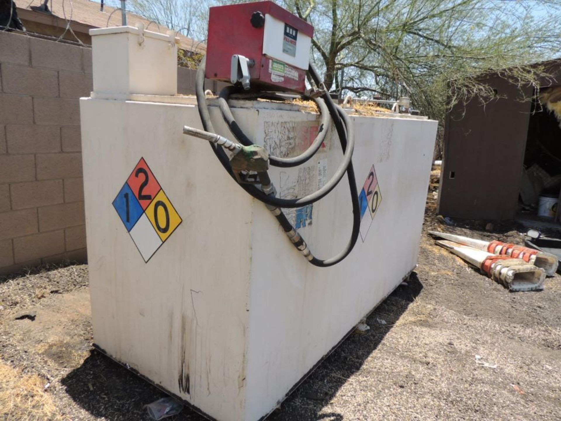 Fuel Tank, 1000 Gallon Fill-Rite Pump and Meter, LOCATION: 2435 S. 6th Ave., Phoenix, AZ 85003 - Image 2 of 2