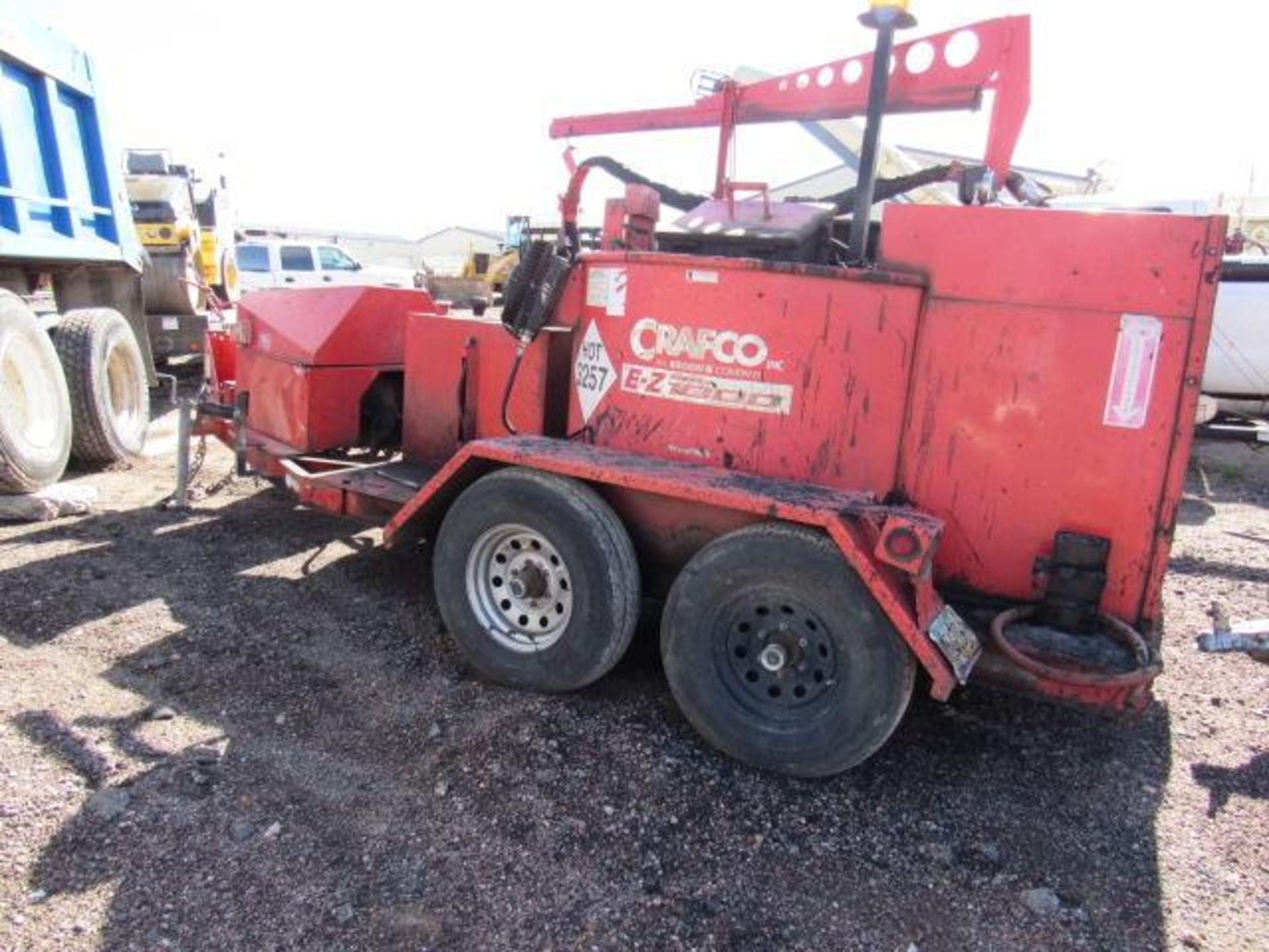 2012 Crafco Crack Fill Trailer Model EZ1000, VIN # 1C92B1225C1418441, Equipment #60, LOCATION: - Image 8 of 10