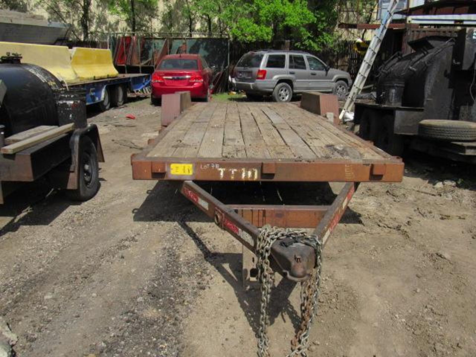 Hettinger Equipment Trailer, VIN # 1S9FP22201E359059, 22 ft. x 80 in., Wood Deck, Tandem Axle, - Image 2 of 9