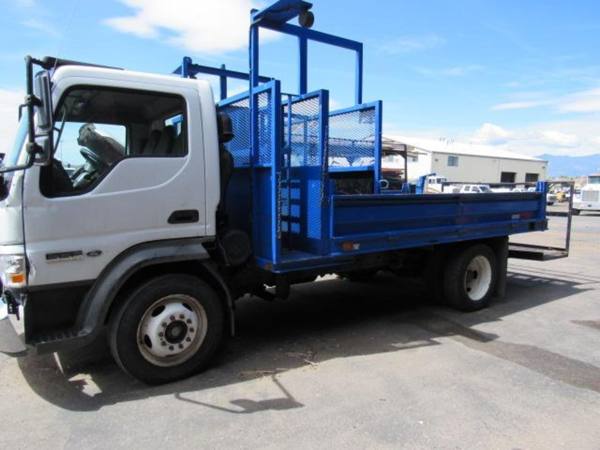 2008 Ford LCF Traffic Control Flatbed Truck, VIN # 3FRLL45Z48V684978, 14 ft. Traffic Control/ - Image 7 of 9