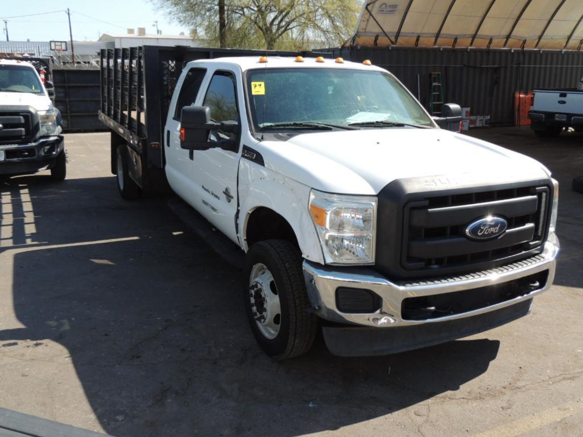 2016 Ford F450 XL SD Crew Cab 12 ft. Flatbed, VIN # 1FD0W4GT2GEC53691, 6.7 Ltr. Auto Trans, 100 Gal. - Image 2 of 5