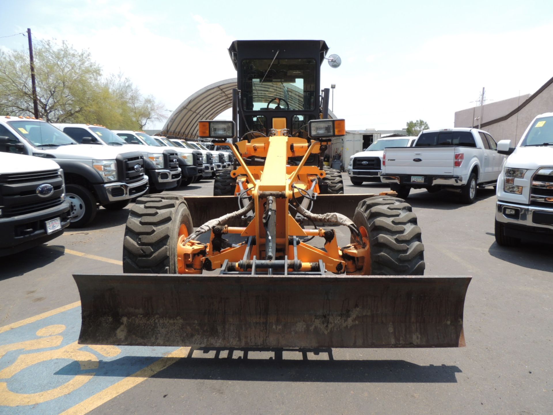 2015 Leeboy 685C Motor Grader, S/N 11909, Rear Ripper w/9-Shank Bar, Includes (5) Shanks, Front - Image 3 of 11