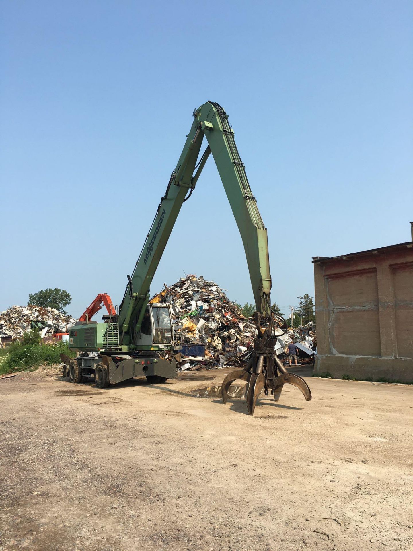 2013 Sennebogen Elevating Cab Solid Tire Material Handler Model 830e, S/N 830.0.2081, 12,600 - Image 4 of 16