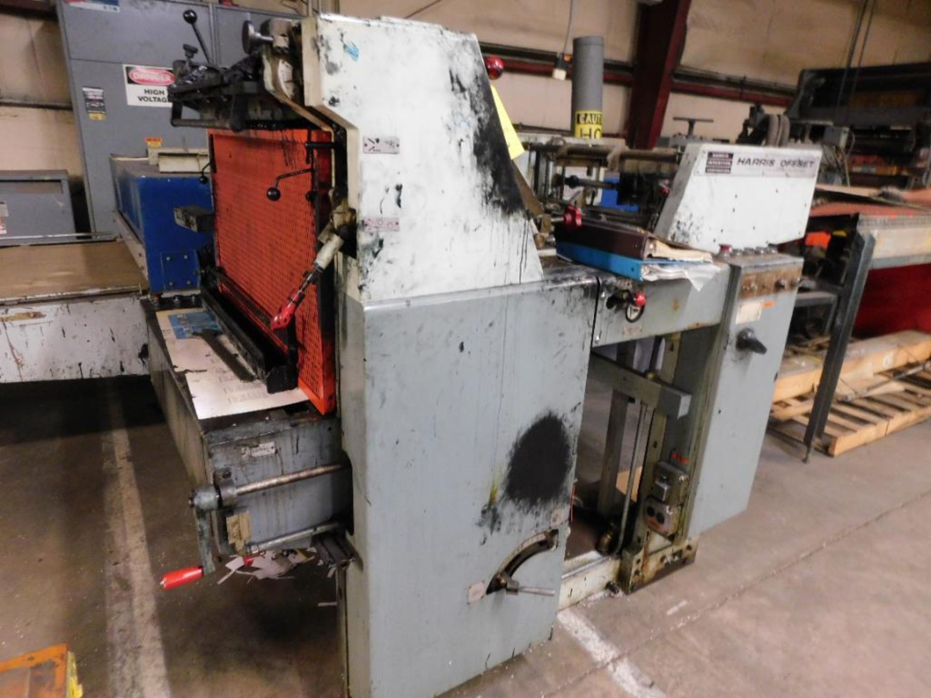 Harris Intertype Corporation 2-Color Offset Printing Press Model L125C, S/N 10588, Magazine Loaded - Image 2 of 2