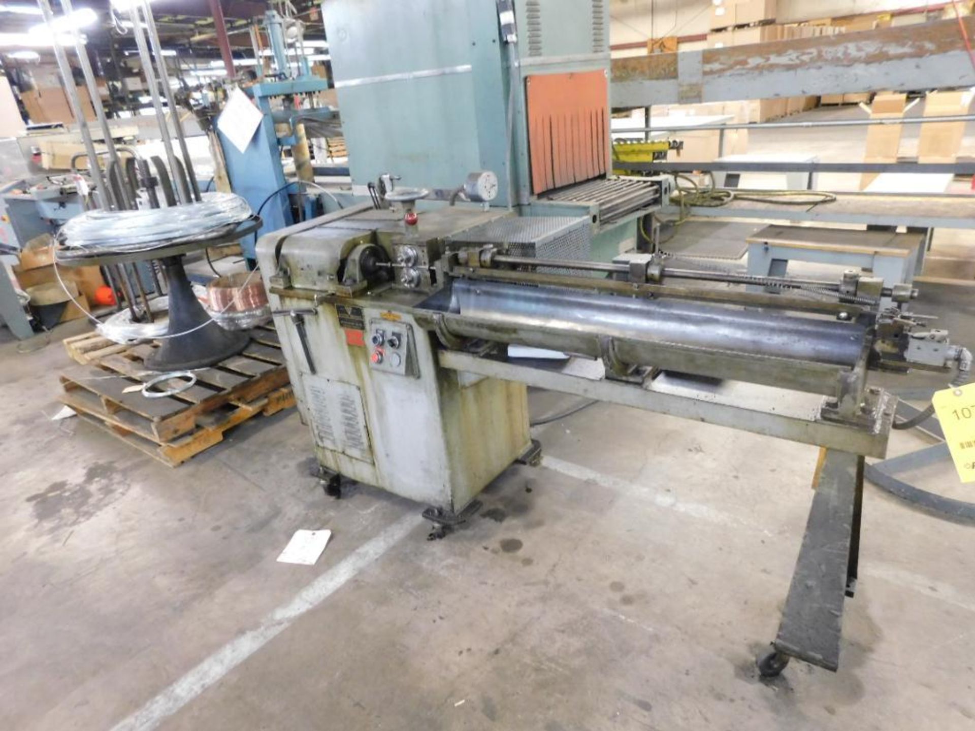 LOT: Shuster Wire Cut-off Machine Model 1V18, S/N 1V18-110-62, 1/8 in. Max. Dia. Wire