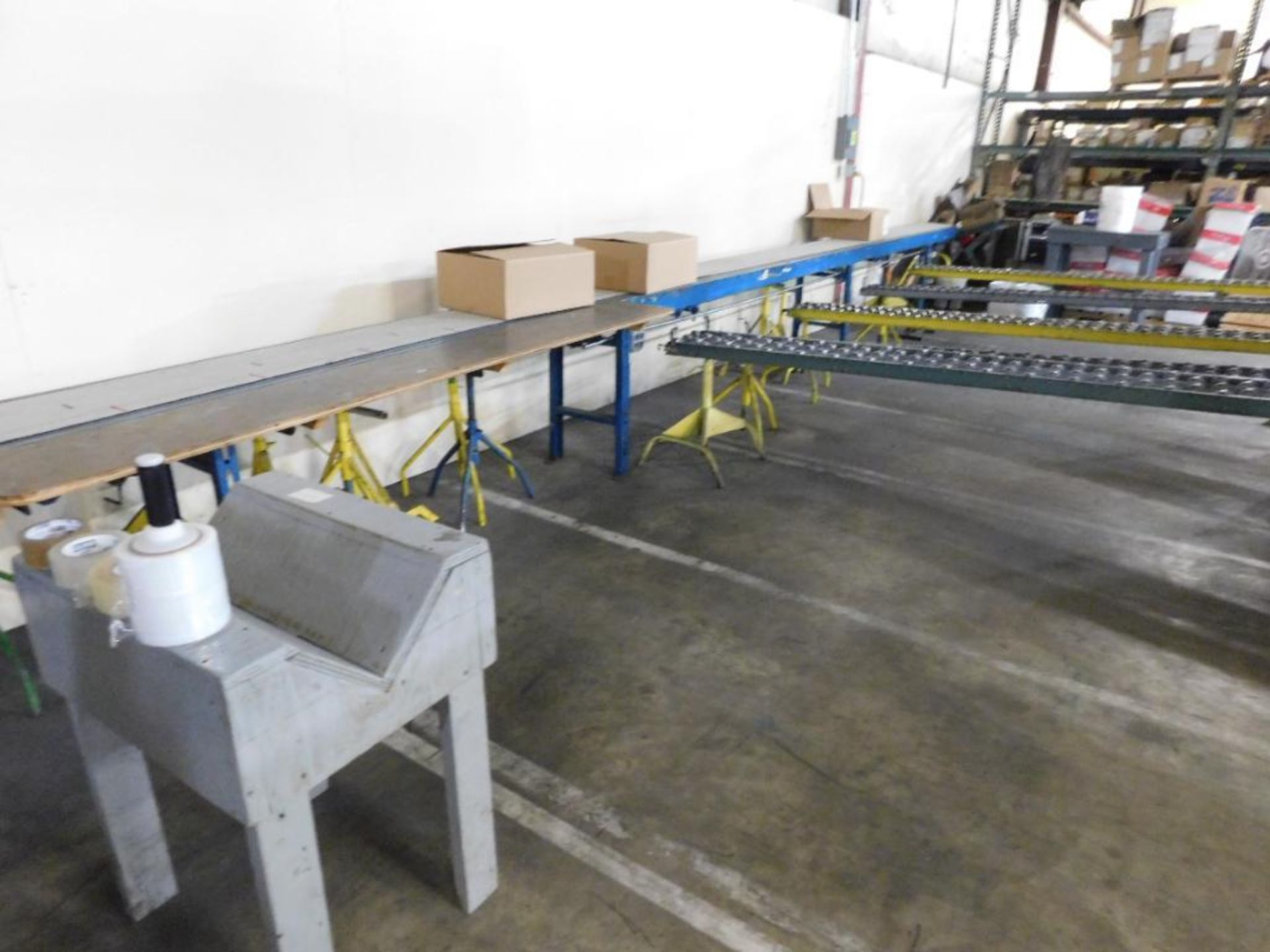 LOT: Shipping Line including Little David Model B Carton Sealer, 30 ft. Powered 12 in. Belt - Image 3 of 4