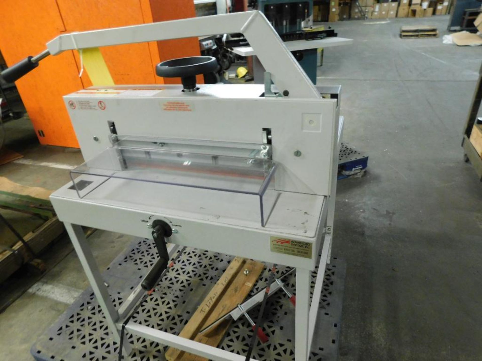 Ideal 18 in. Manual Paper Shear Model 4700 (LOCATION: 520 DRESDEN ST., KALKASKA, MI 49646)