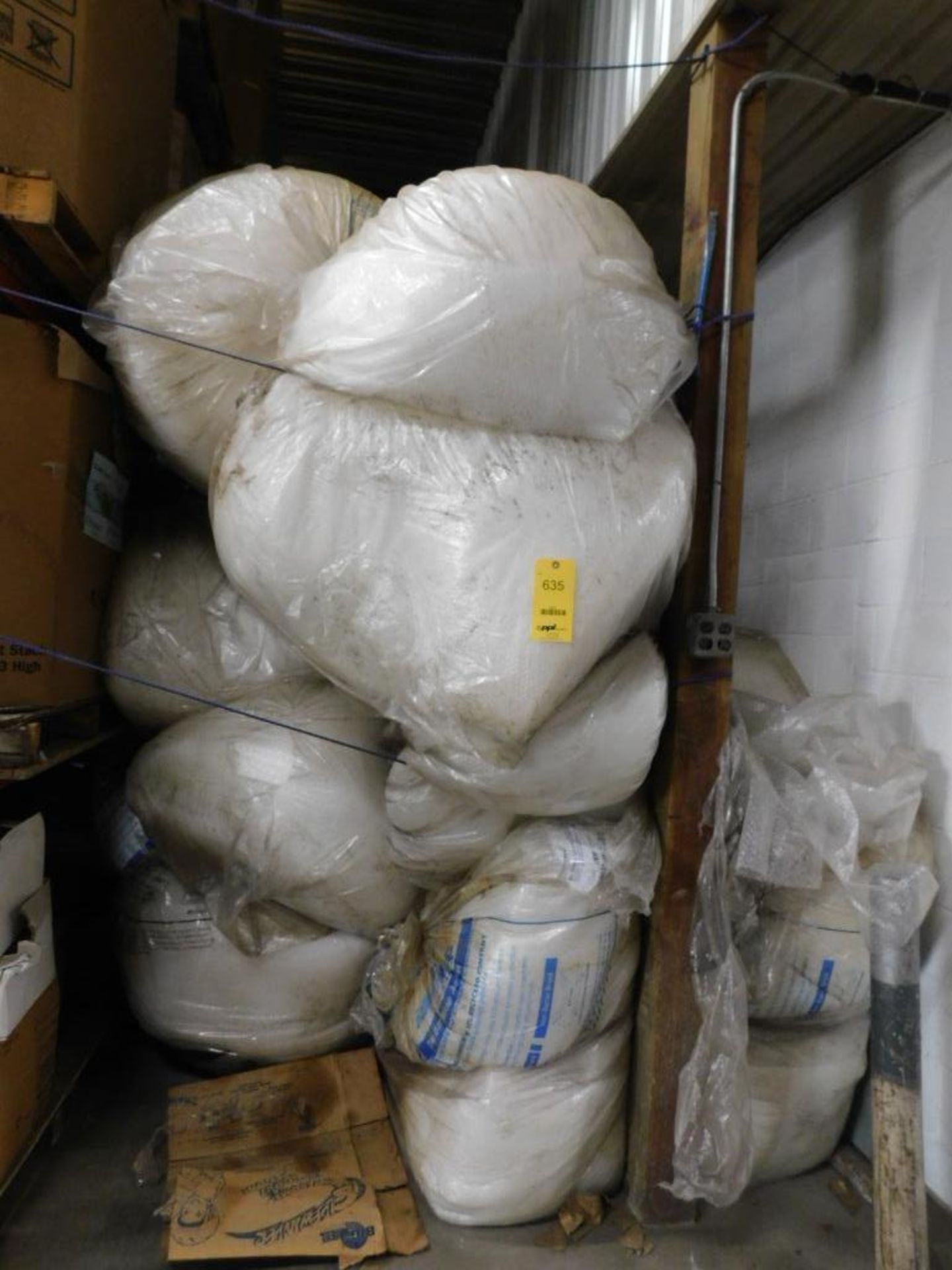 LOT: Large Quantity of Unused Bubble Wrap Behind Pallet Racking (Building #2) (LOCATION: 6738 6TH