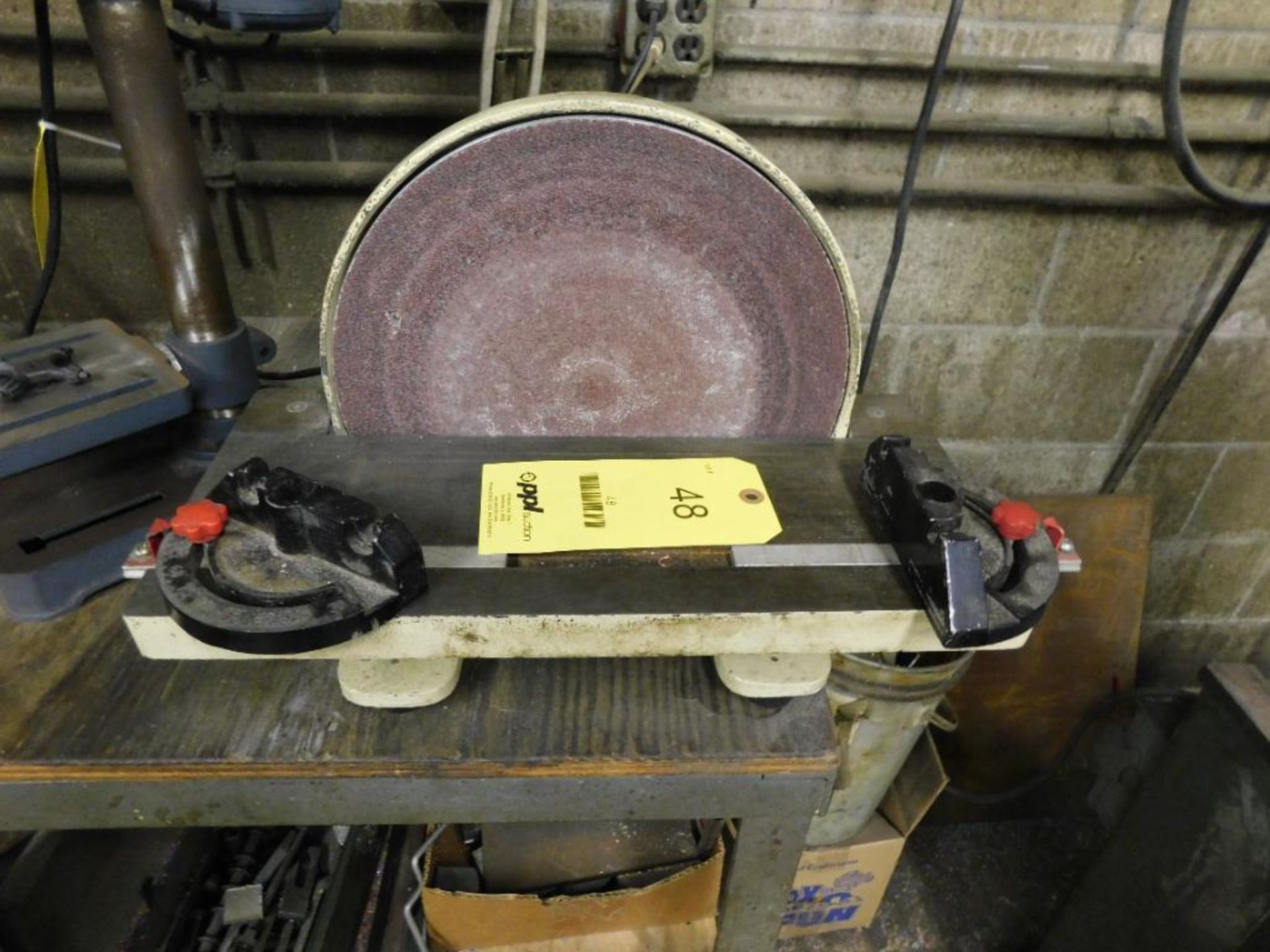 12 in. Disc Sander, 1 HP, with Tilt Table (LOCATION: 520 DRESDEN ST., KALKASKA, MI 49646)