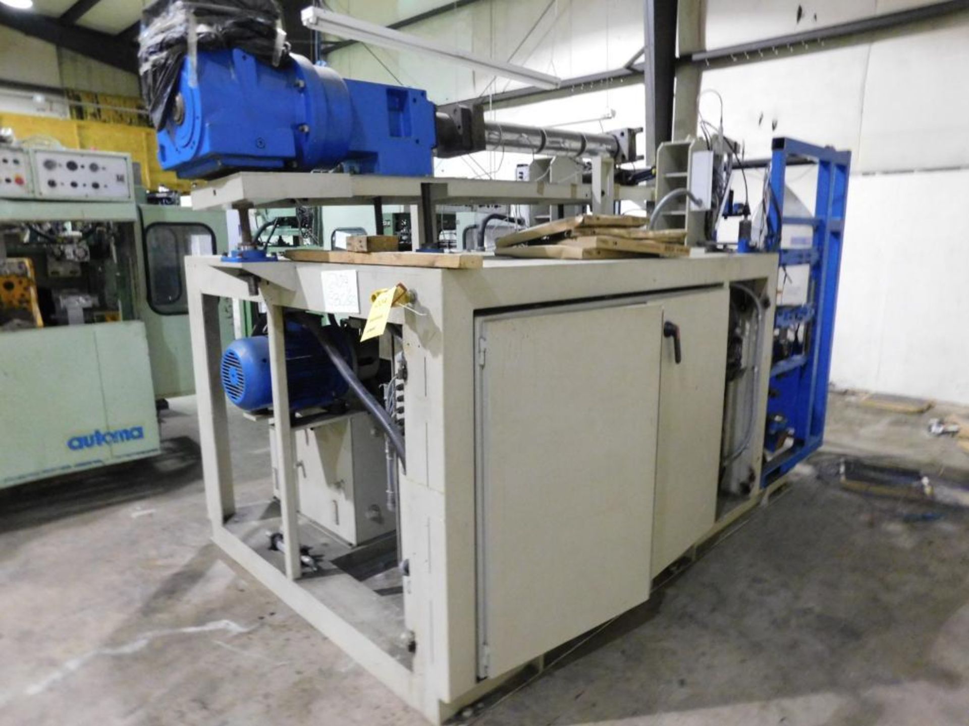 LOT: Line #3 - Automa Single-Station Shuttle Continuous Extrusion 3L Blow Molding Machine Model