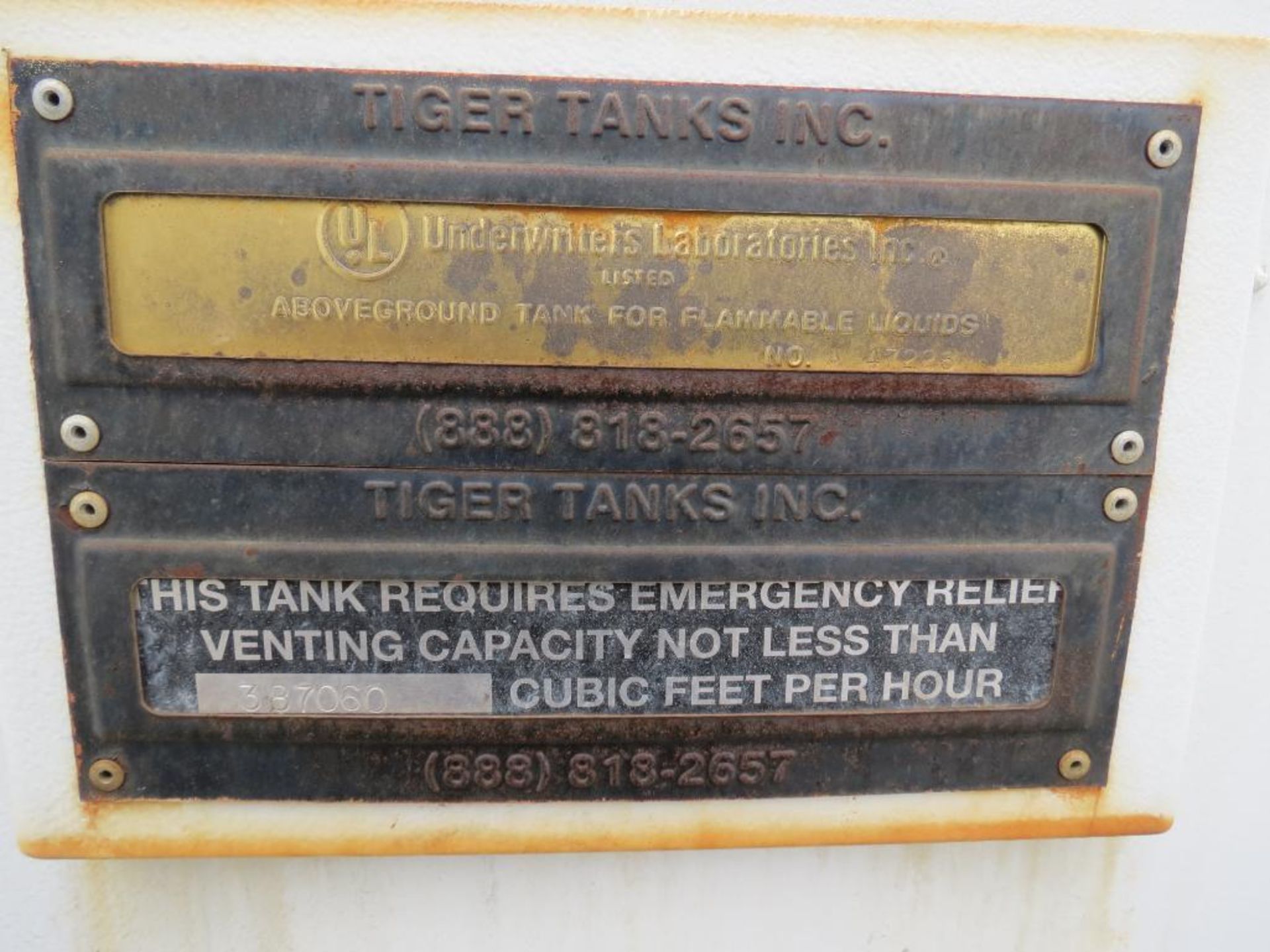 LOT: (8) Tiger Tanks Carbon Steel Storage Tanks 12,000 Max Gallons - Image 11 of 14