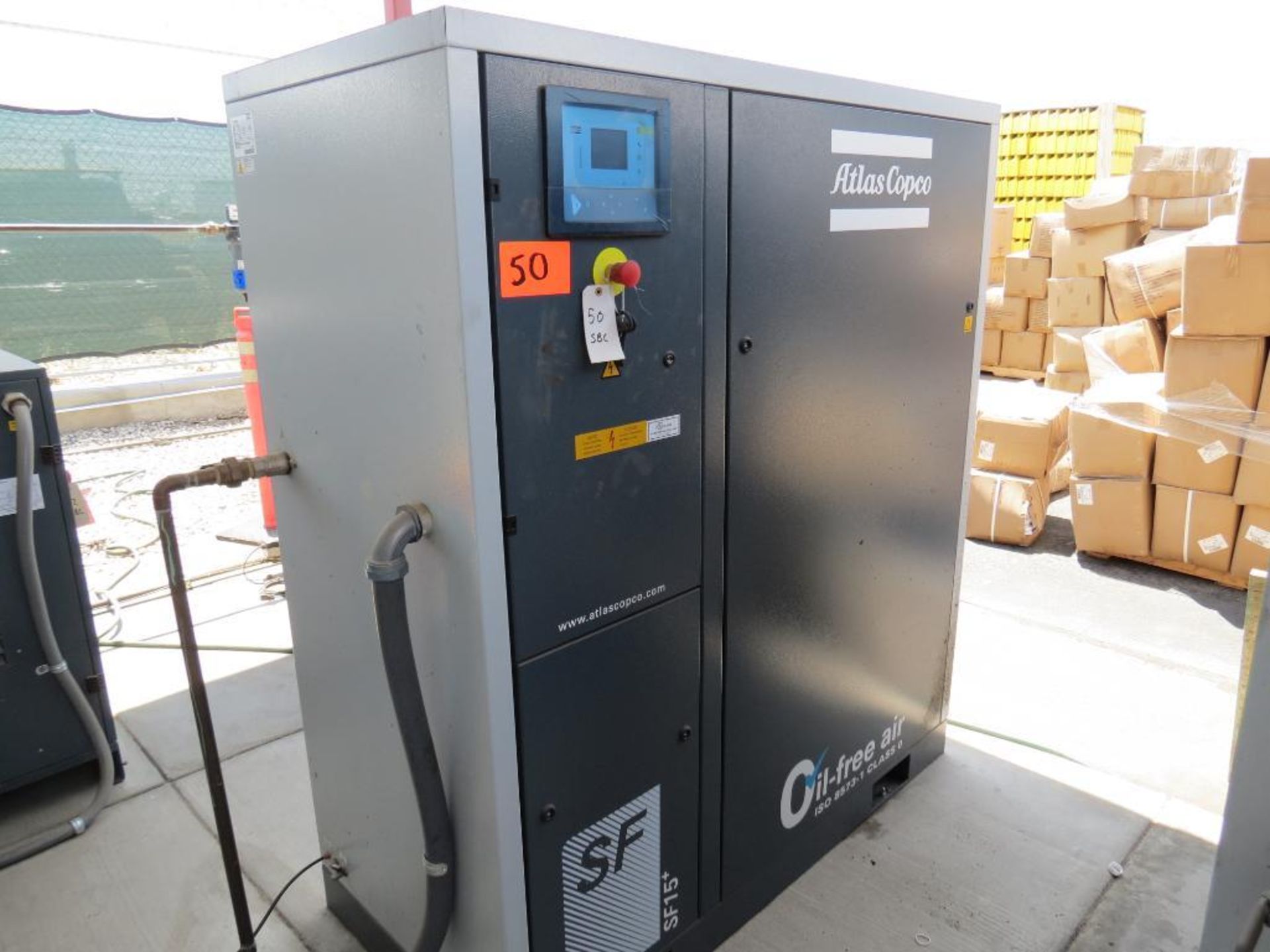 Atlas Copco Air Compressor #SF 15+ 145 P HC 460 V 60 API, SN: API774224