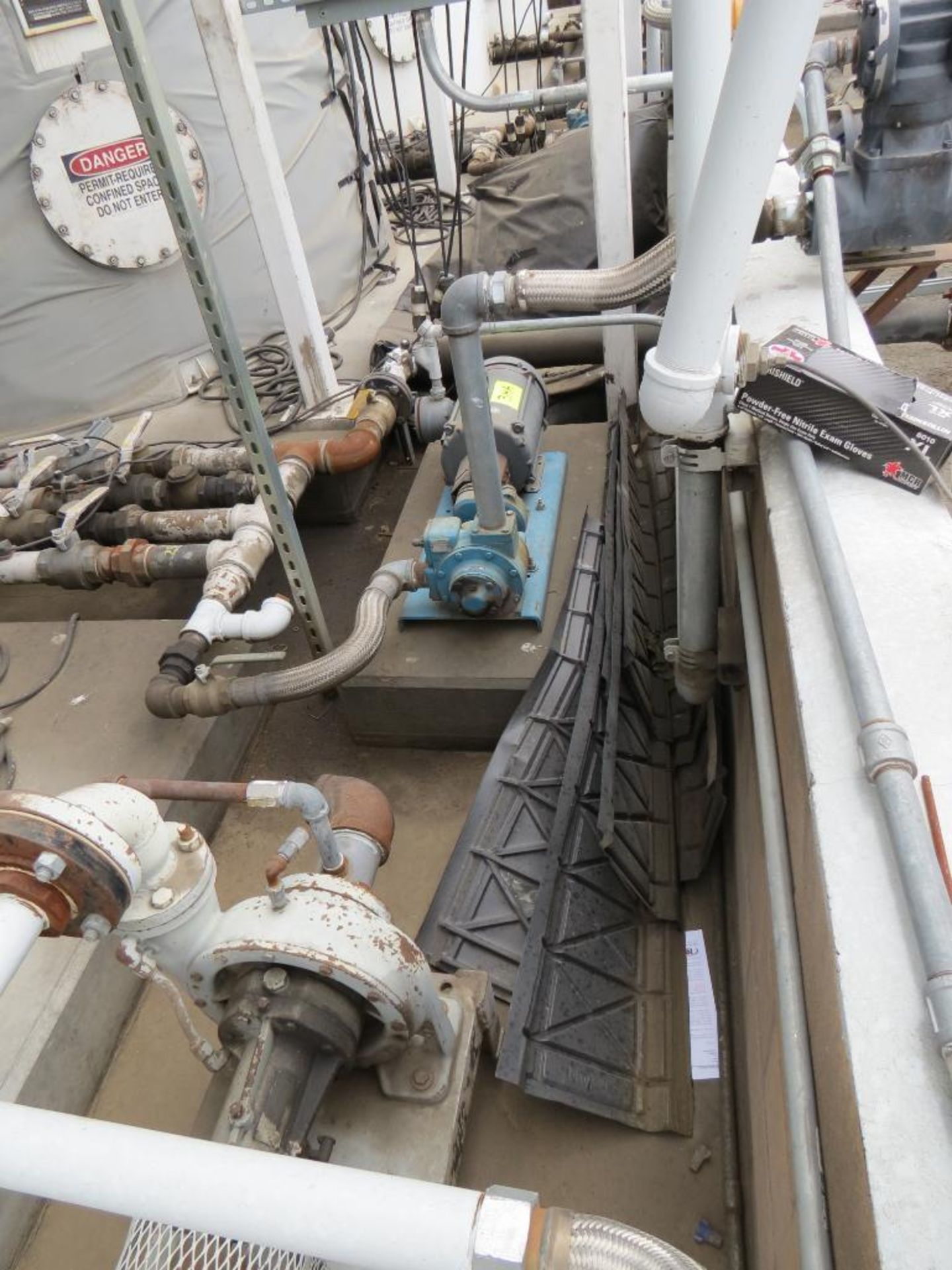 LOT: Storage Tank Metal Catwalk with Pumps and Meters - Image 17 of 20