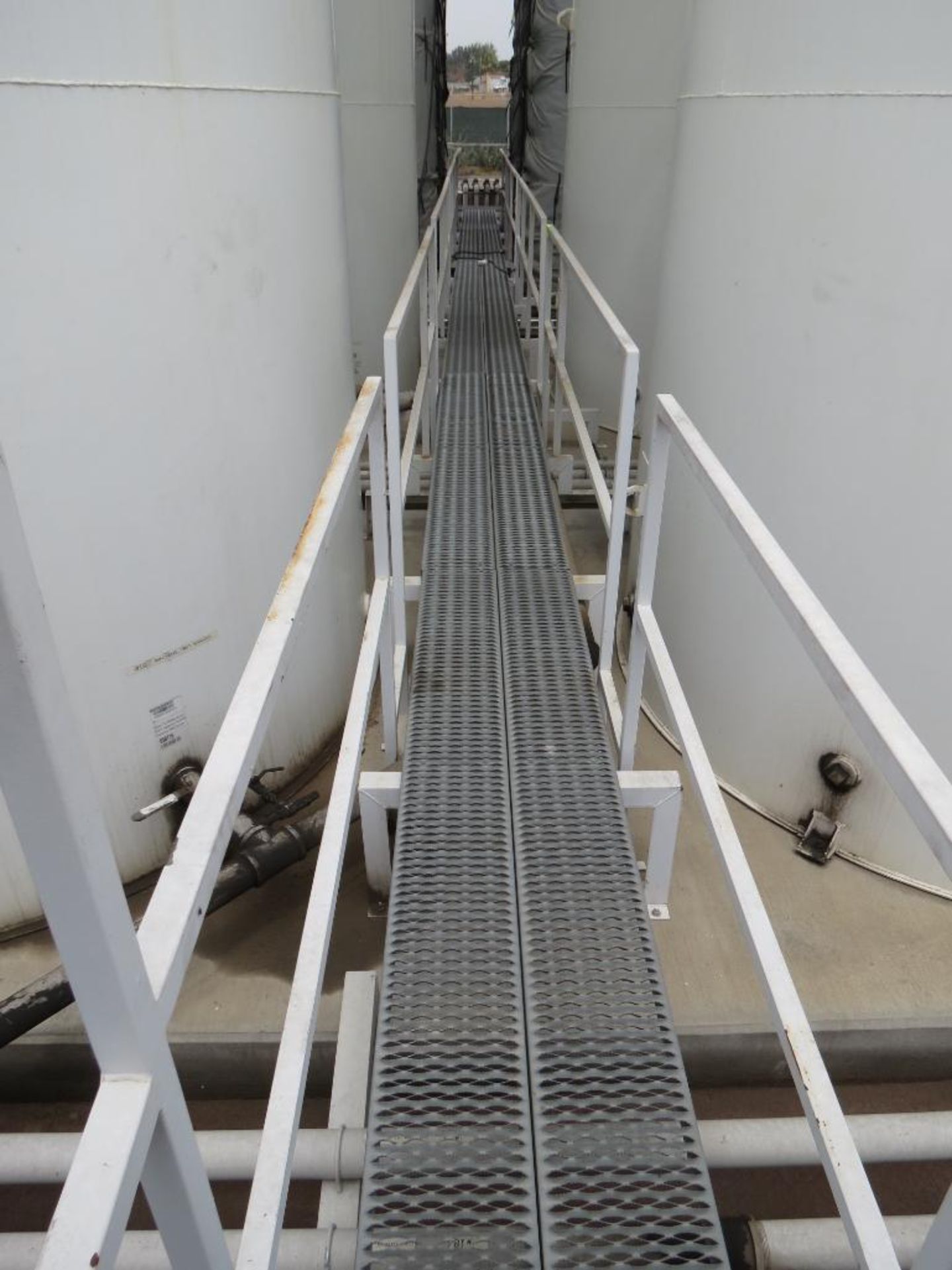 LOT: Storage Tank Metal Catwalk with Pumps and Meters - Image 9 of 20