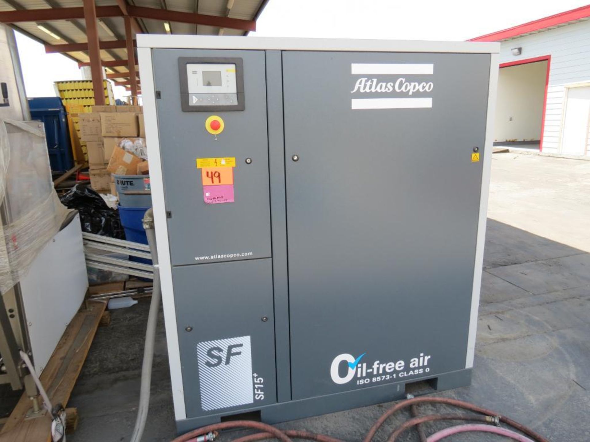Atlas Copco Air Compressor #SF 15+ 145 P HC 460 V 60 API, SN: API773834