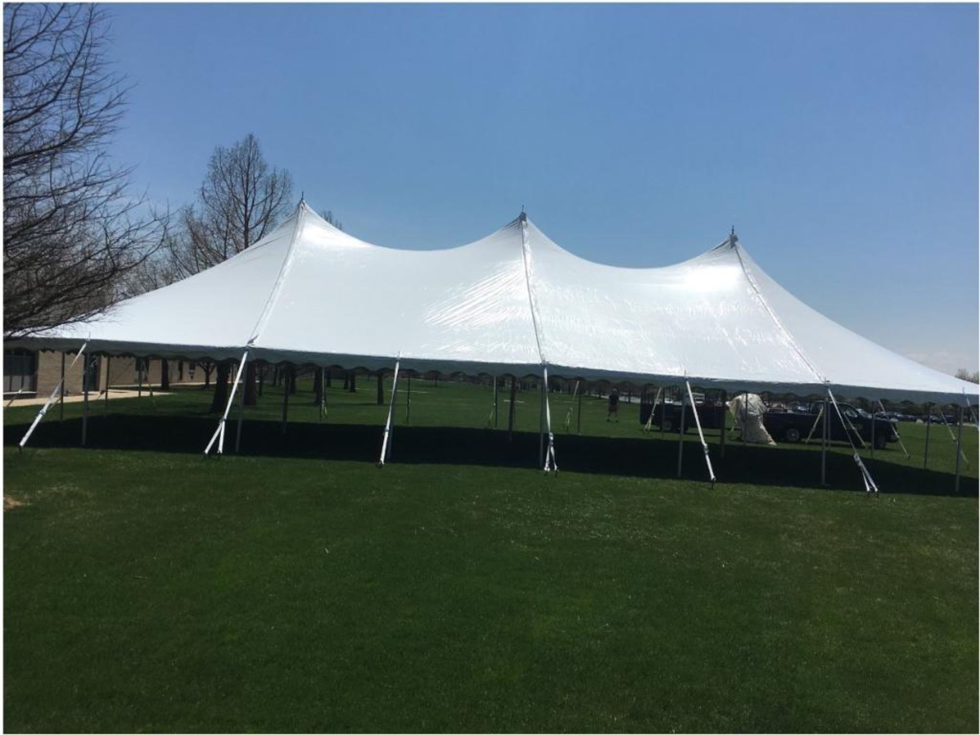 2018 Aztec 40 ft. x 80 ft. Pole Tent, 20 ft. Sections, Compatible with Ancor Century Tent - Image 2 of 2