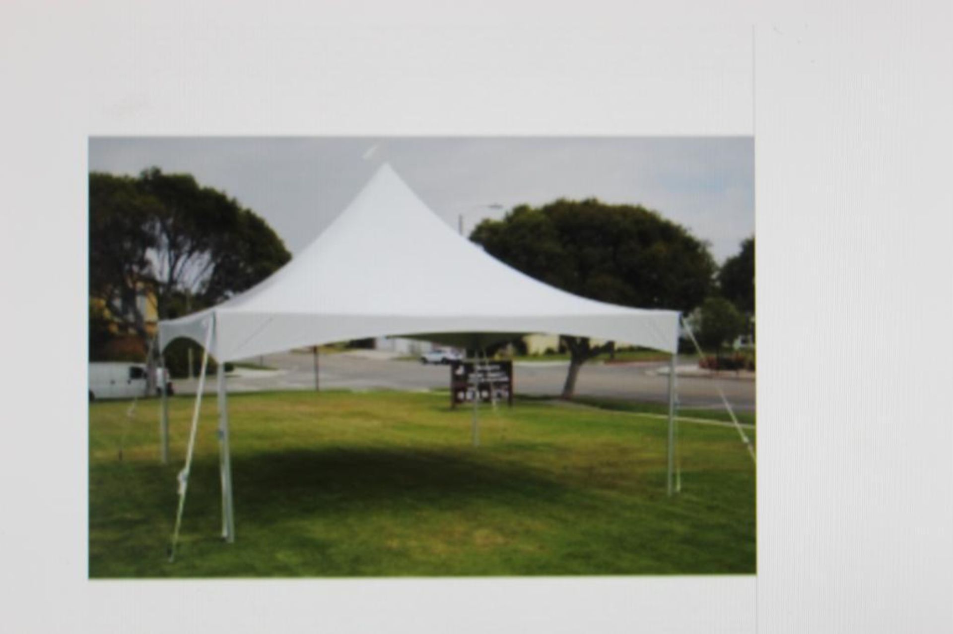 Academy Festival 20 ft. x 20 ft. Frame Tent, White