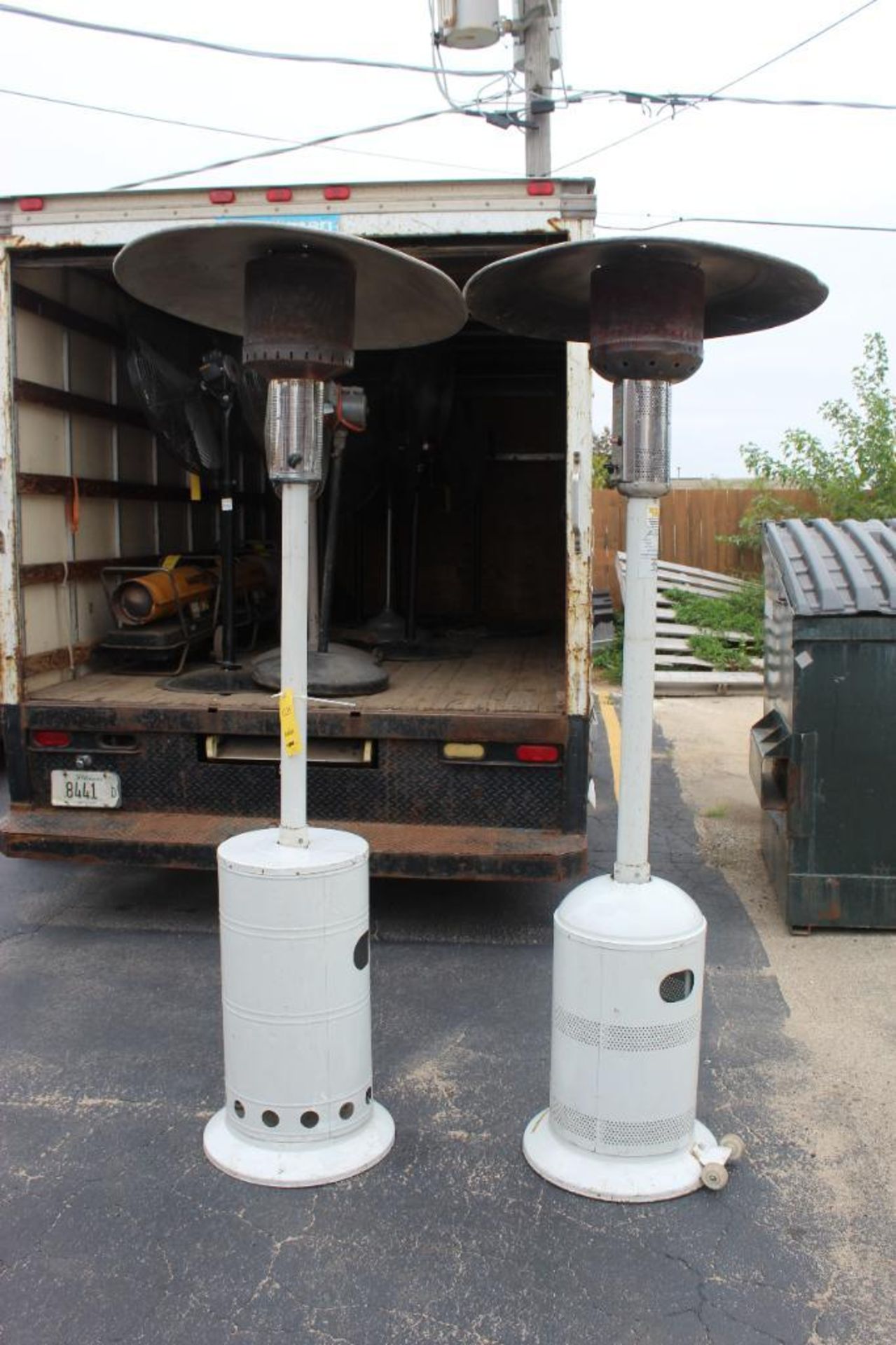 LOT: (2) Patio Propane Heaters