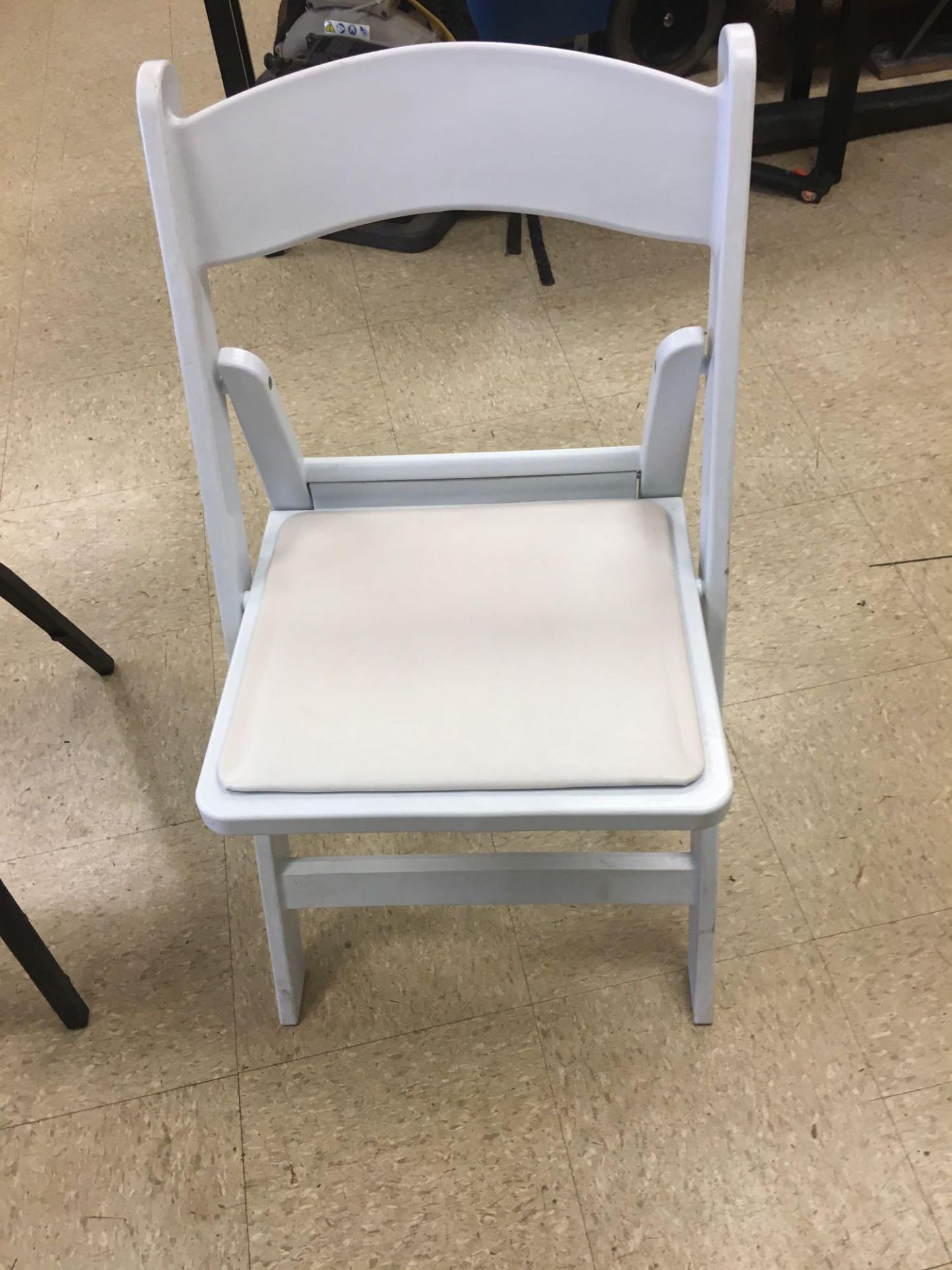 LOT: (25) White Garden Chairs