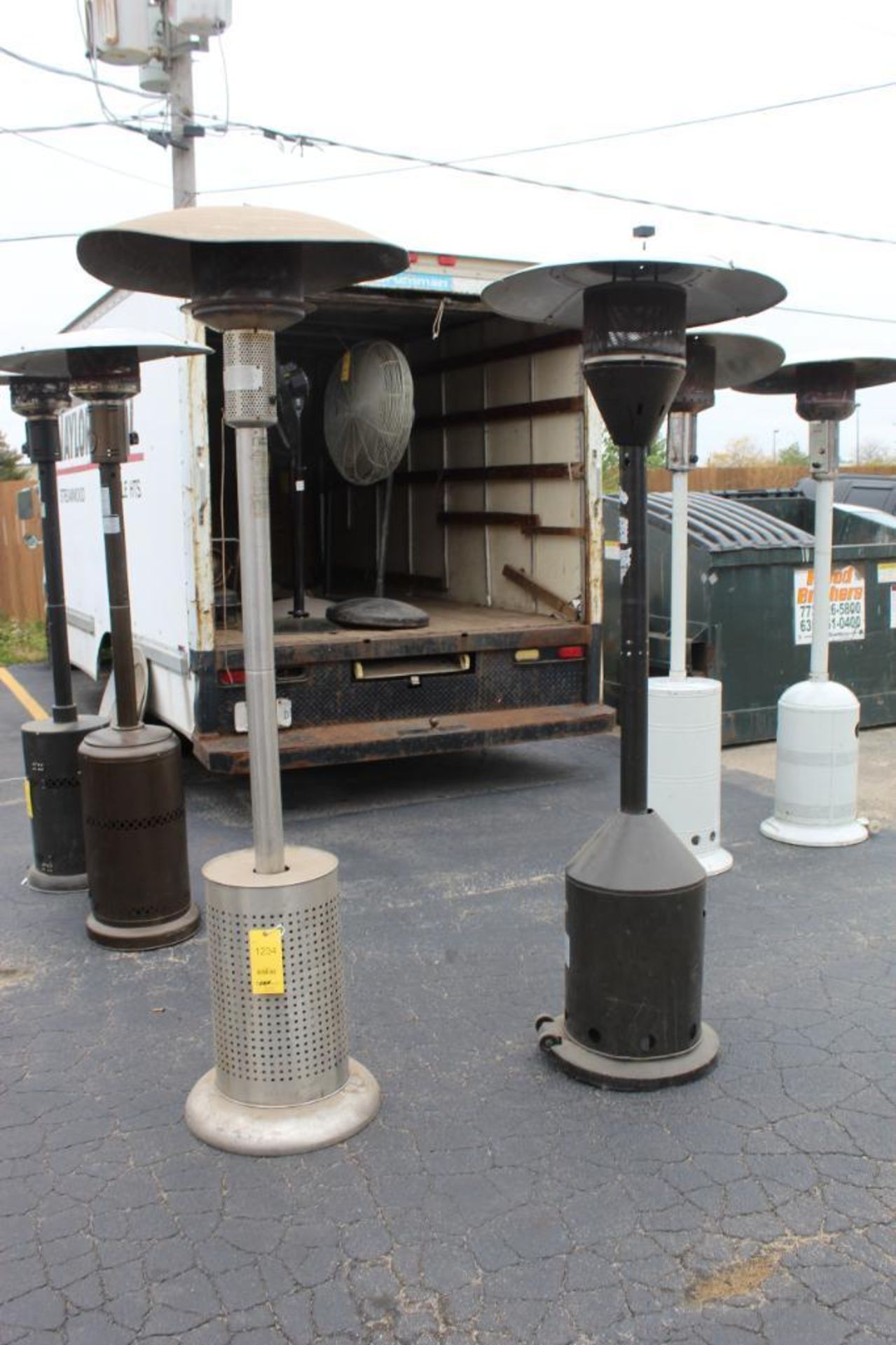 LOT: (2) Patio Propane Heaters