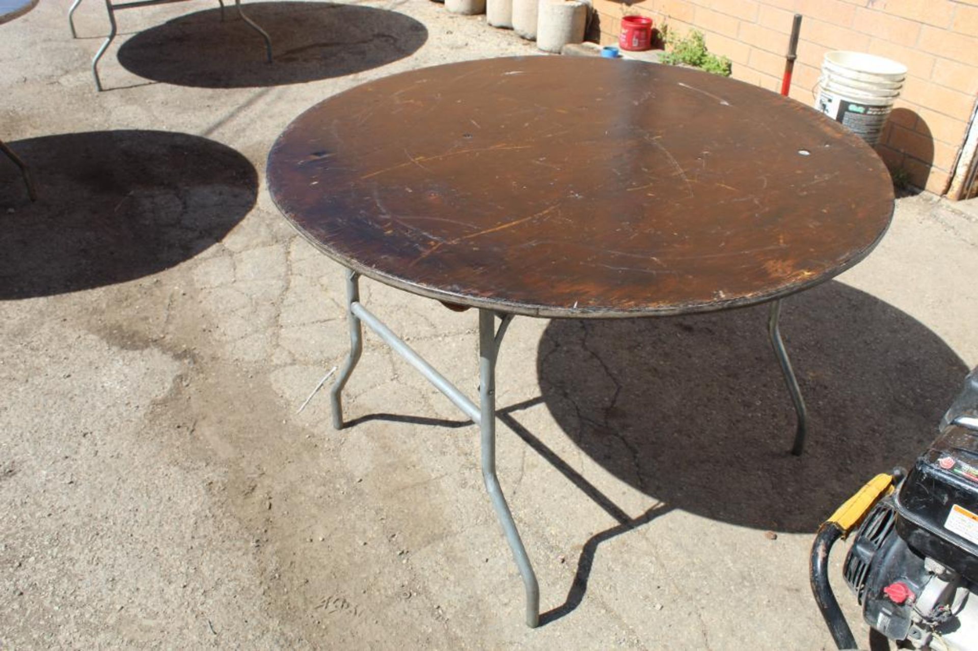 LOT: (8) 48 in. Round Tables