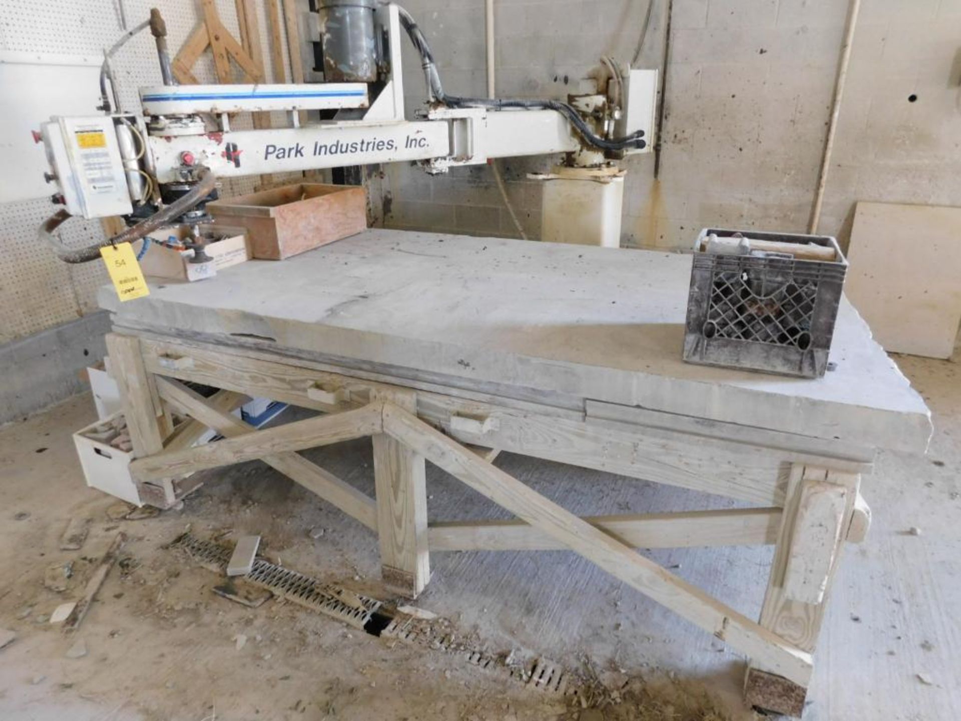 Park Industries Router Model Wizard, 48 in. x 96 in. Stone Top Work Table - SUBJECT TO SELLER'S APPR - Image 2 of 6