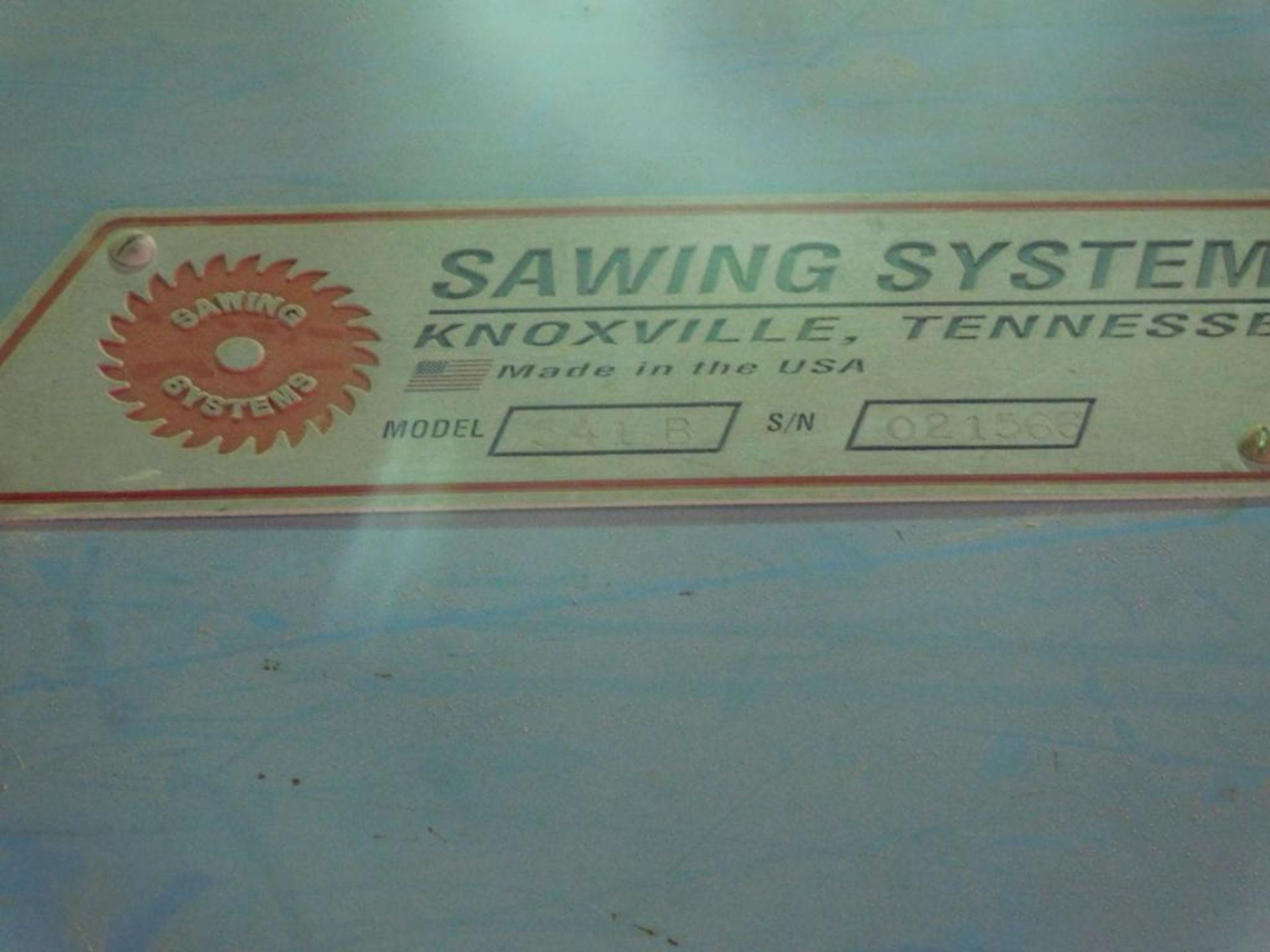 Sawing Systems Stone Saw Model 541B, S/N 021566 - Image 6 of 6