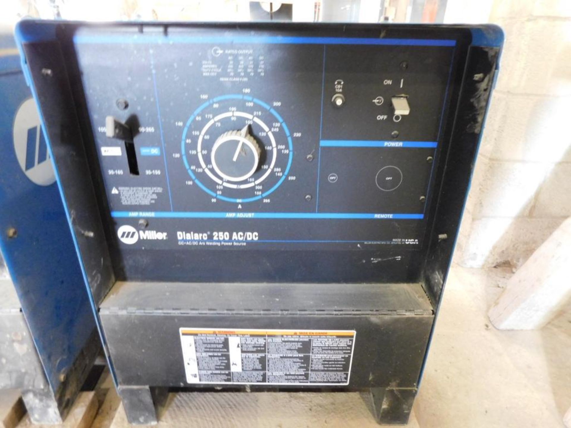 Miller 250 Amp AC/DC Arc Welder - Image 2 of 3