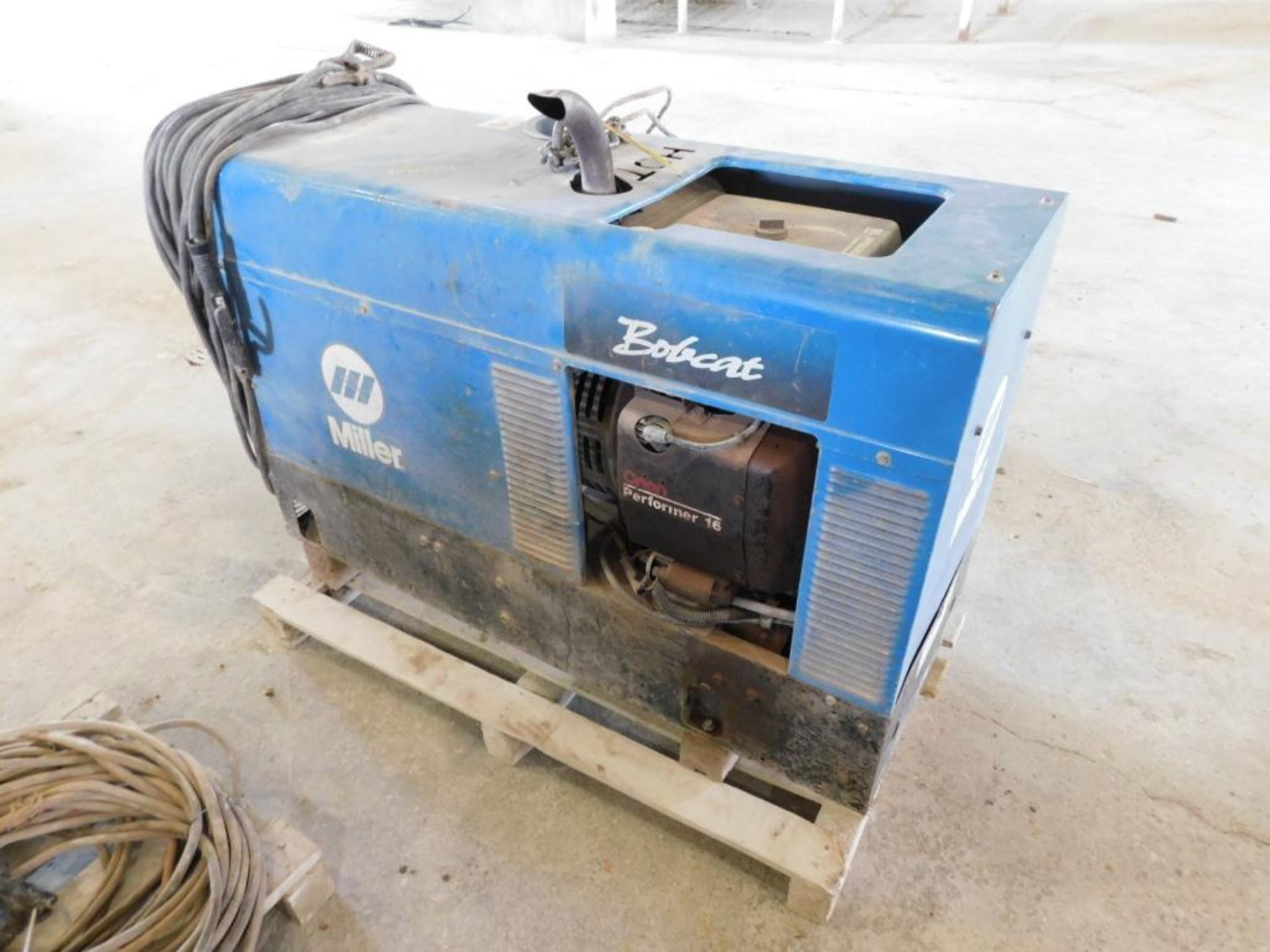 Miller 250 Amp / 8000 Watt Gas Powered Portable Welder/Generator Model Bobcat 225NT, with Cables & C - Image 2 of 4