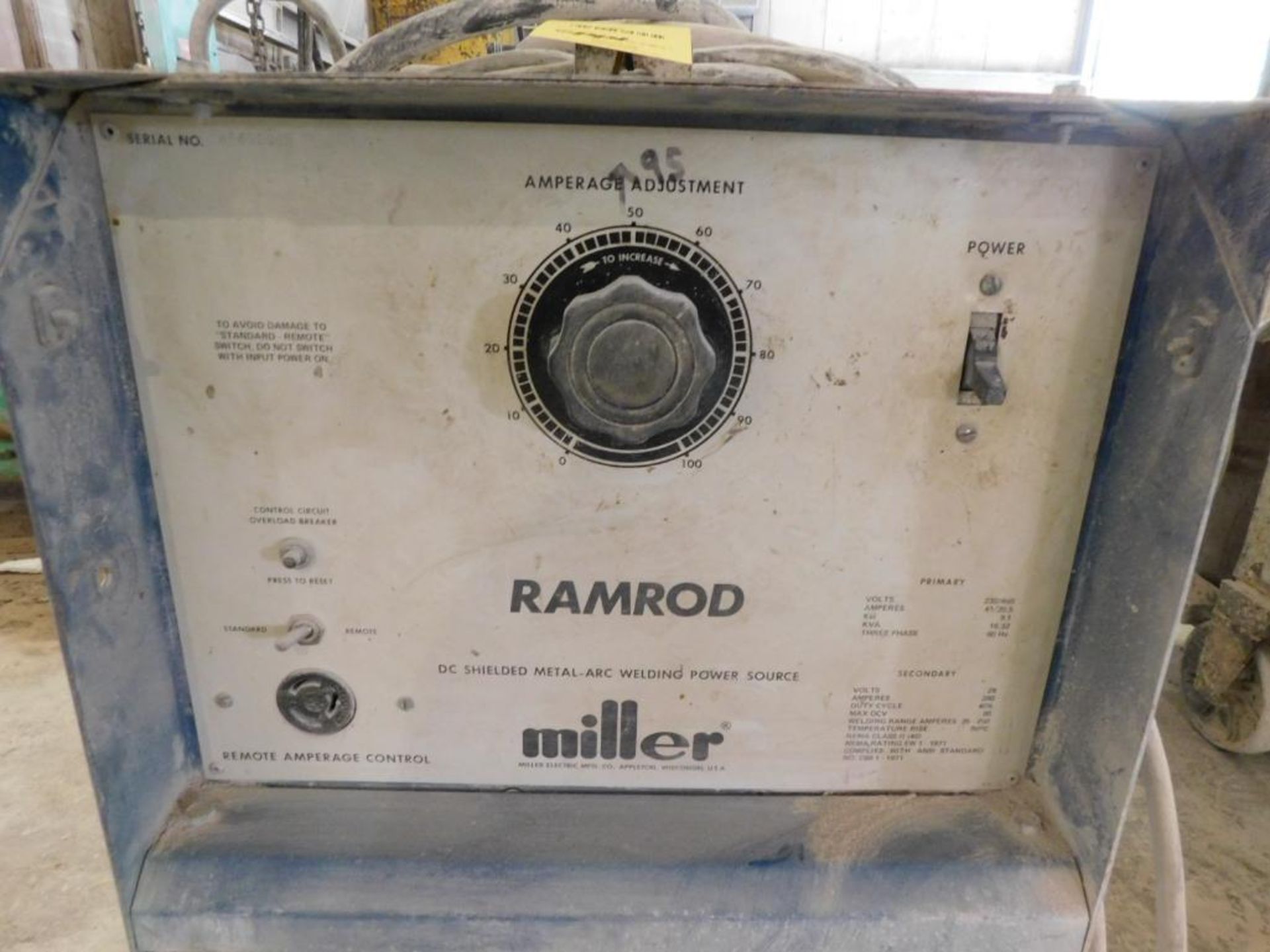 Miller RamRod DC Shielded Metal Arc Welder - Image 3 of 4