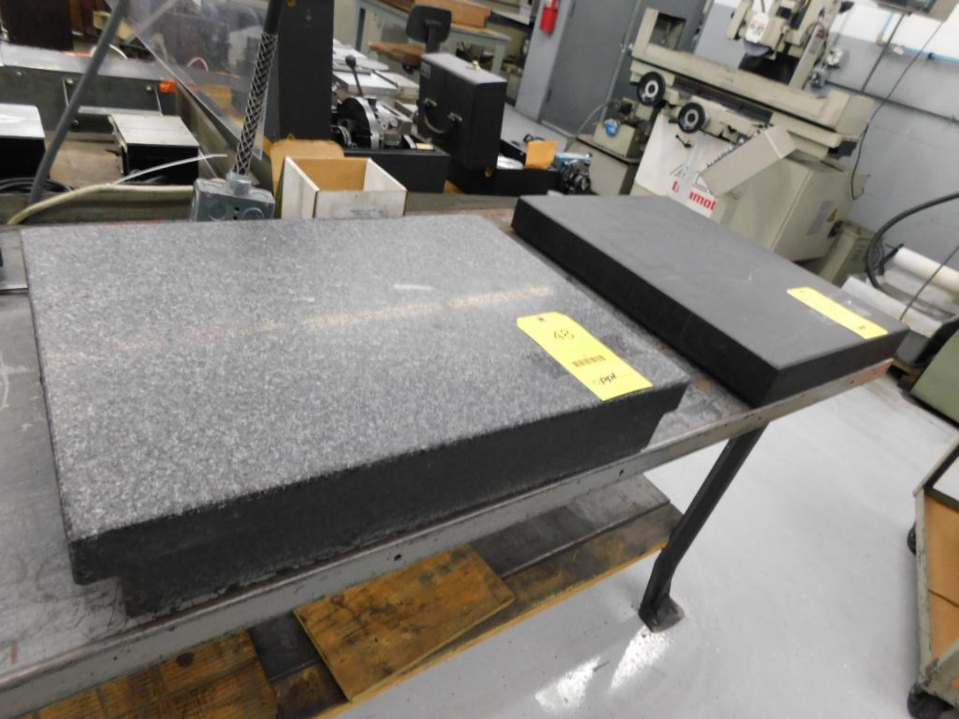 LOT: DoAll 24 in. x 18 in. x 4 in. Surface Plate, 24 in. x 18 in. x 2-3/4 in. Surface Plate