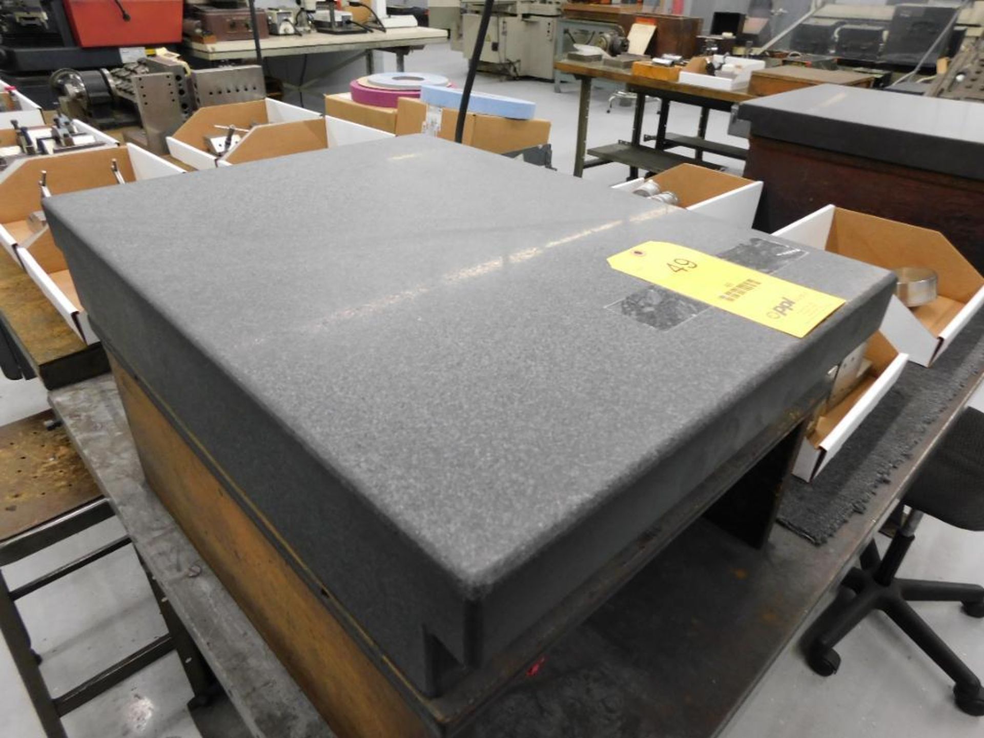 LOT: DoAll 24 in. x 18 in. x 4 in. Surface Plate, 24 in. x 18 in. x 2-3/4 in. Surface Plate