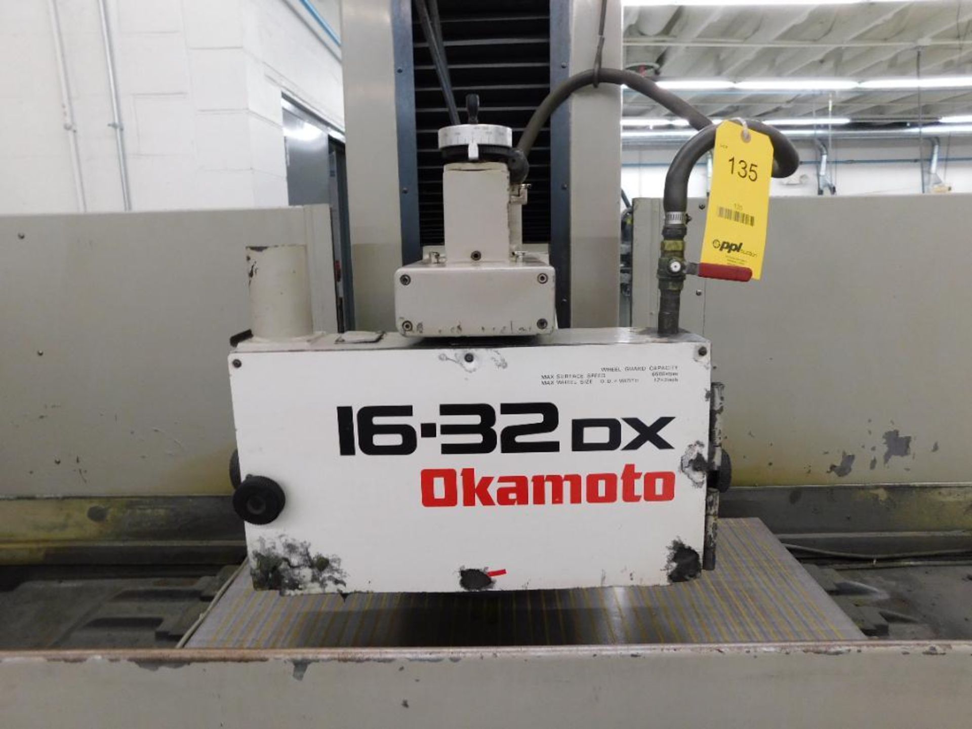Okamoto 16 in. x 32 in. Hydraulic Surface Grinder Model AC-1632DX, S/N 68476, with Magnetic Chuck, C - Image 5 of 7