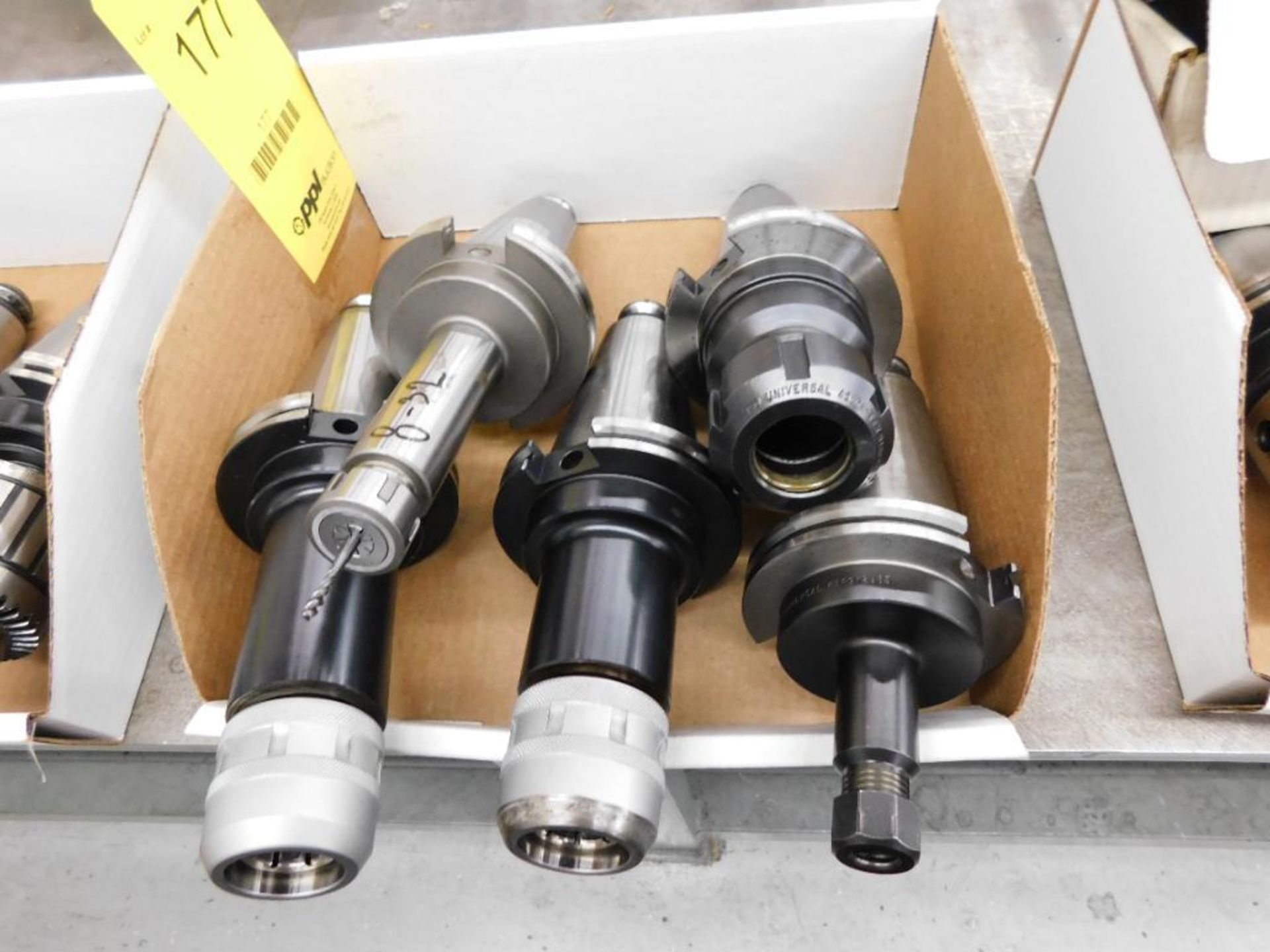 LOT: (5) Cat 50 Tool Holders