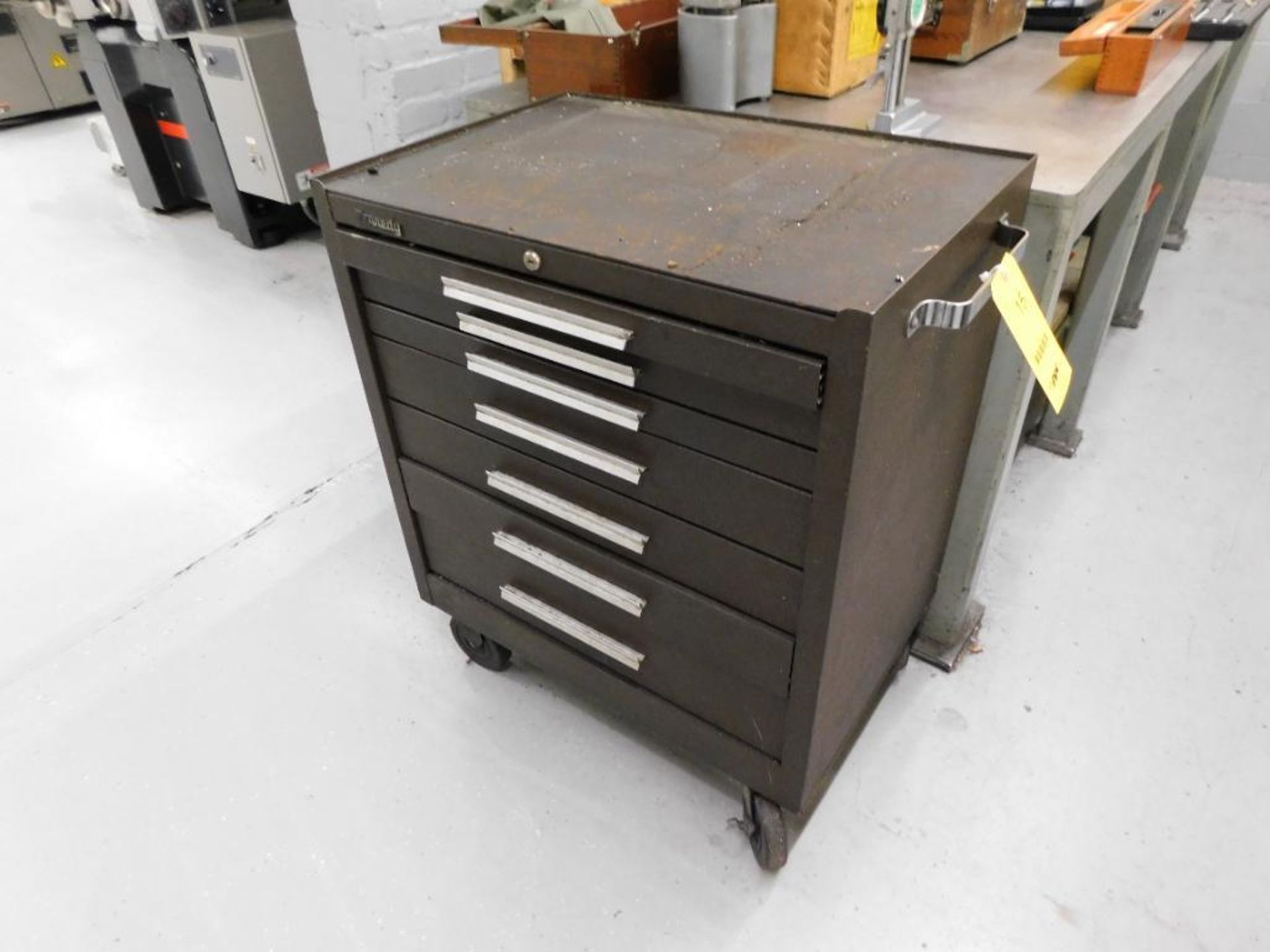 LOT: Kennedy 7-Drawer Rolling Tool Chest, with Contents of Assorted Drill Bits & End Mills - Image 3 of 3