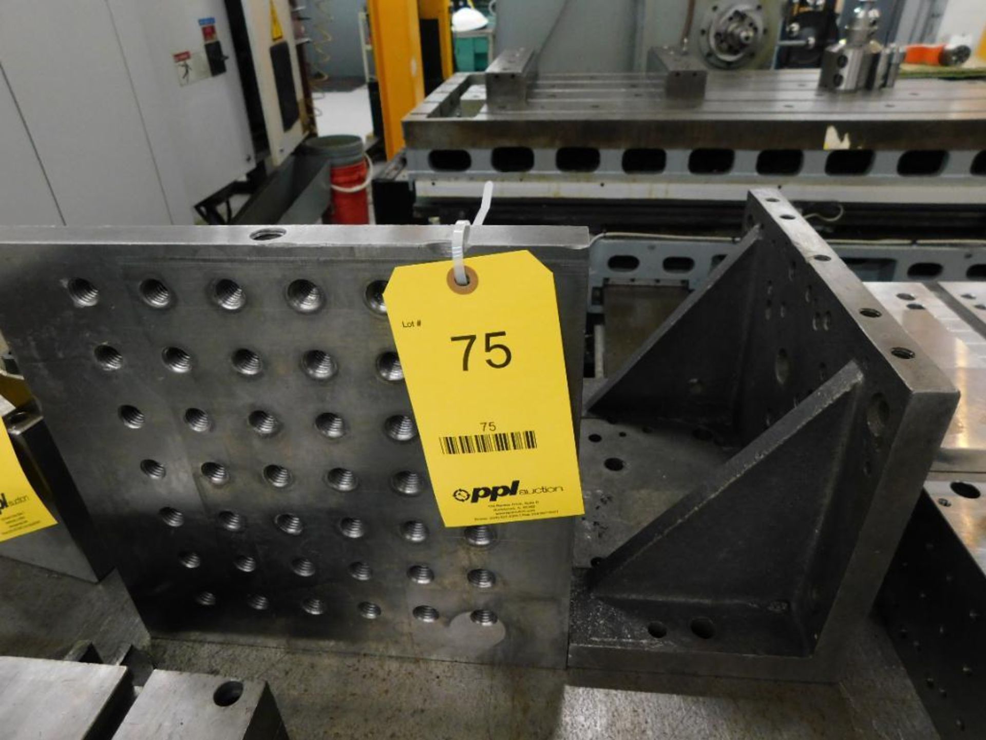 LOT: (1) 12 in. x 12 in. Angle Plate (1) 12 in. x 9 in. Angle Plate