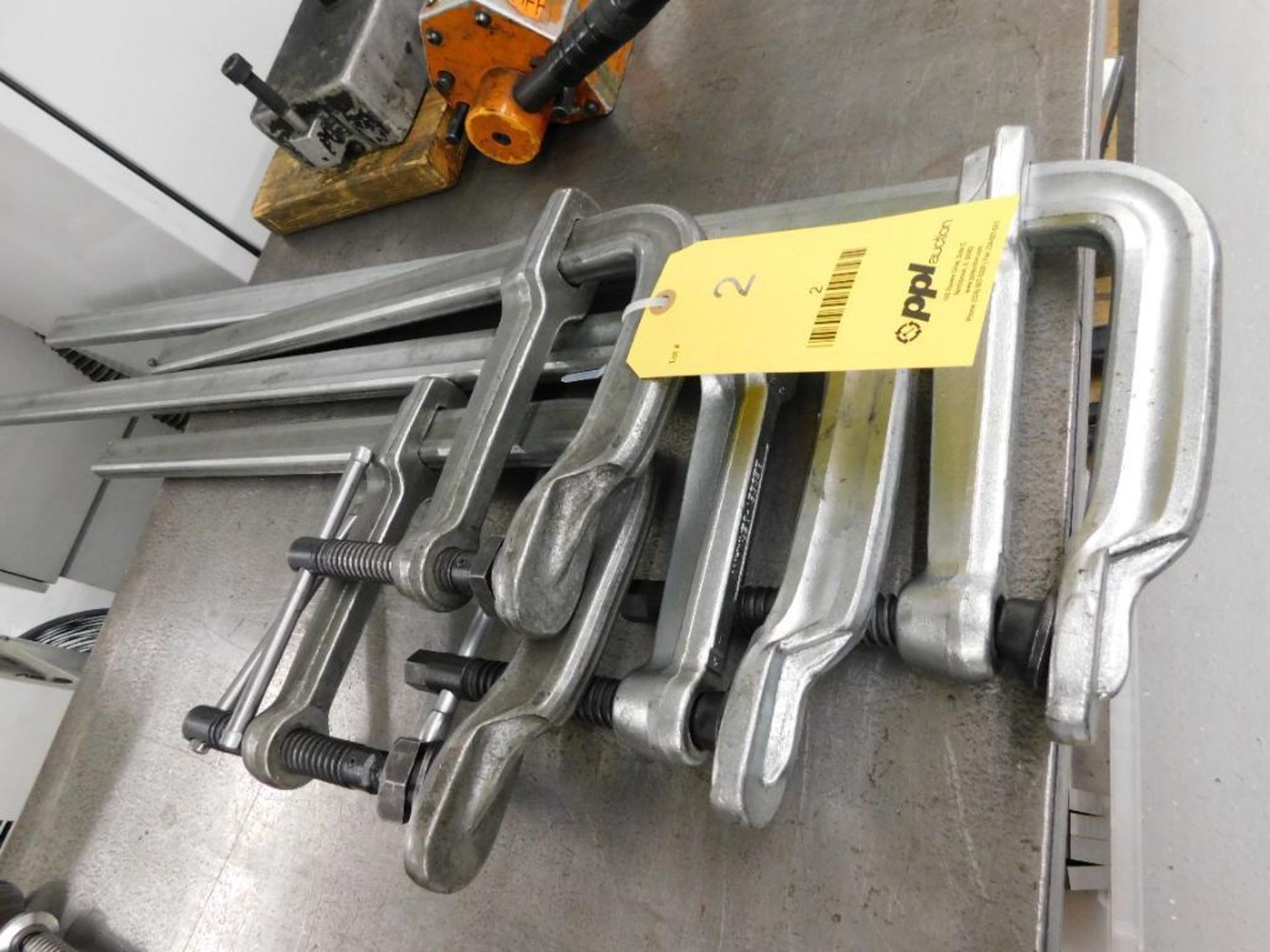 LOT: (4) Heavy Duty Bar Clamps