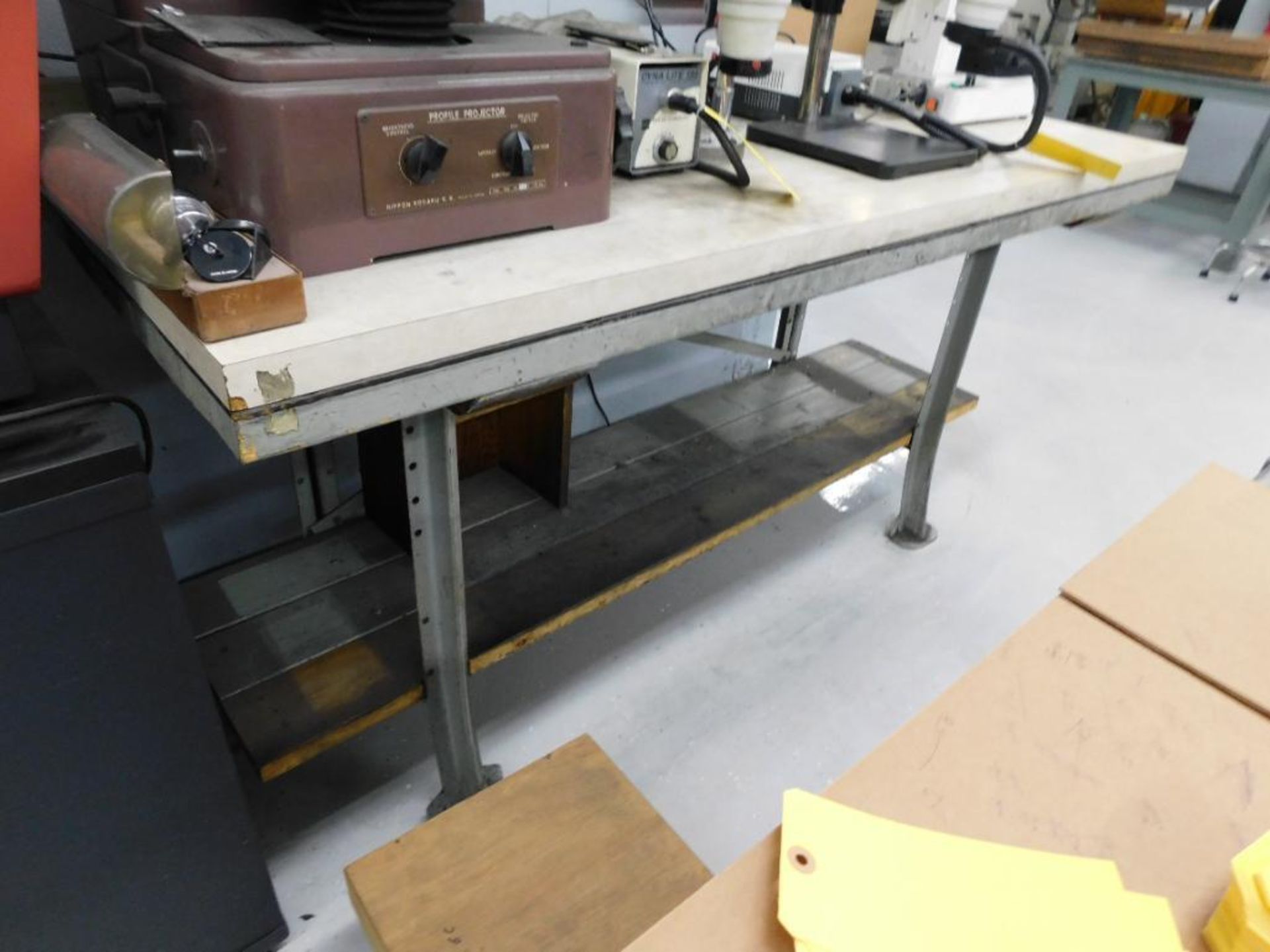 LOT: (3) 6 ft. Work Benches (no contents - delay removal) - Image 3 of 6