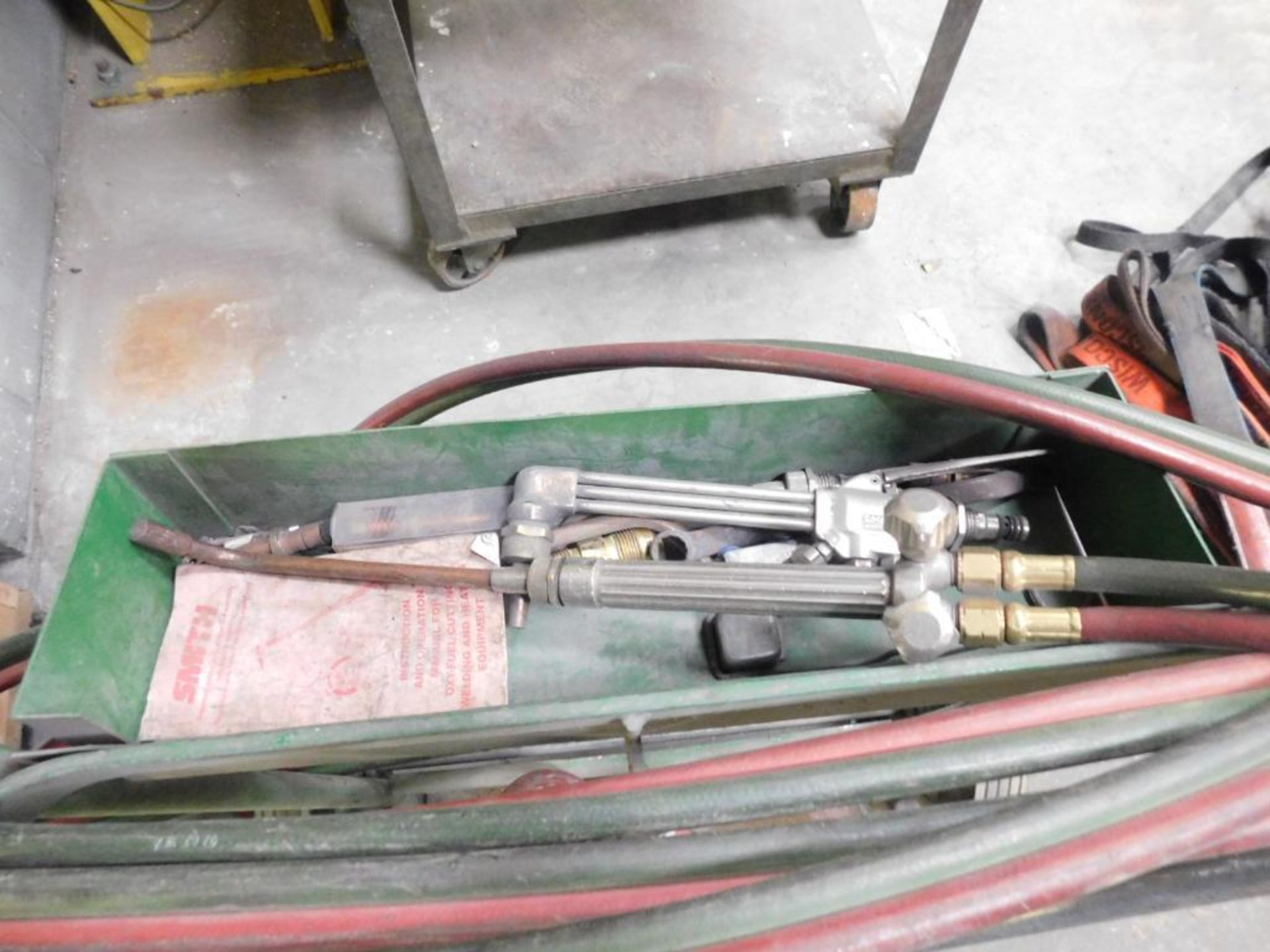 LOT: Torch Cart with Hose & Burner, Spare Hose, Regulator, with Torch Attachment - Image 3 of 5