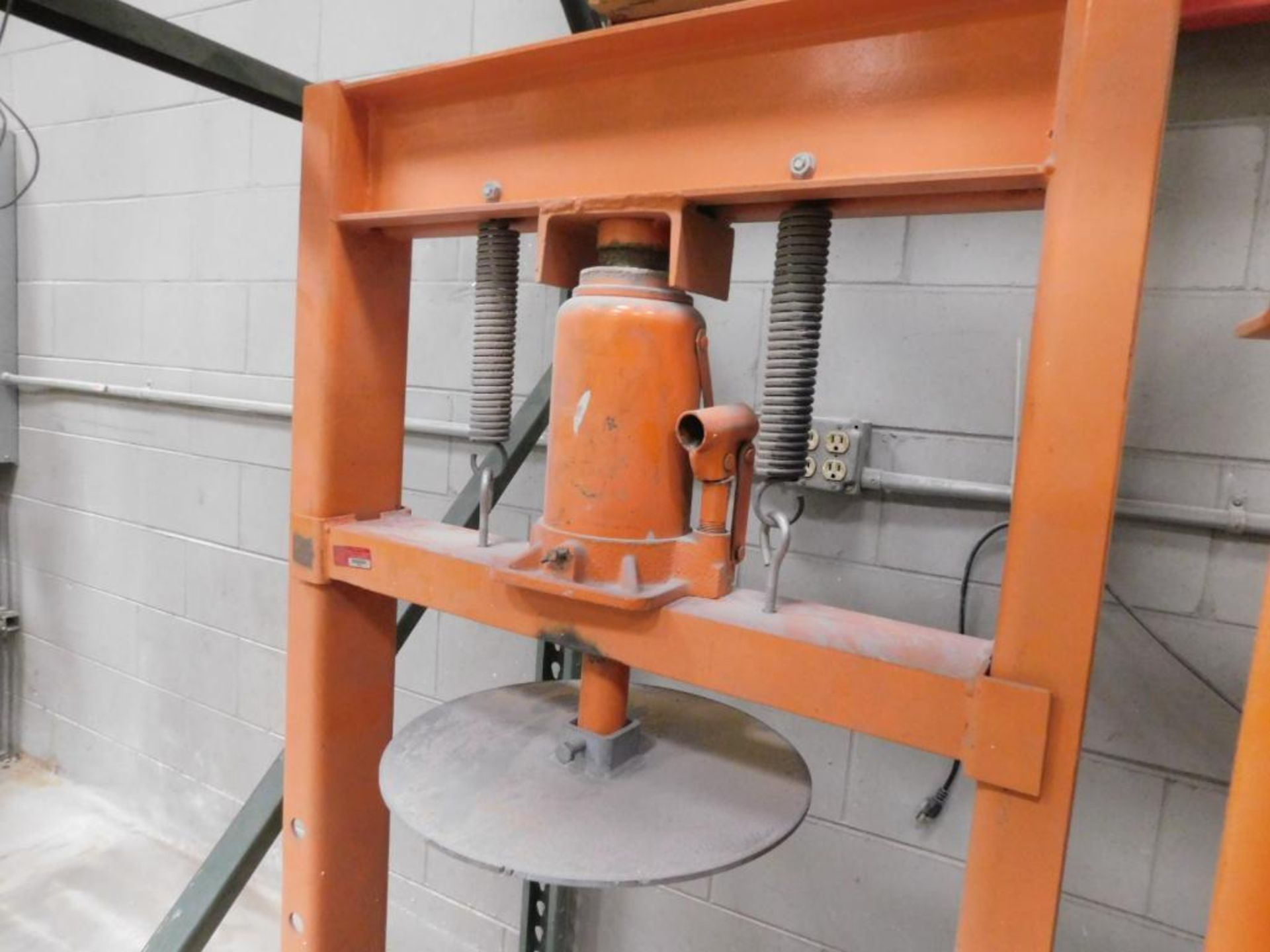 LOT: H-Frame Press, with Bottle Jack - Image 2 of 3