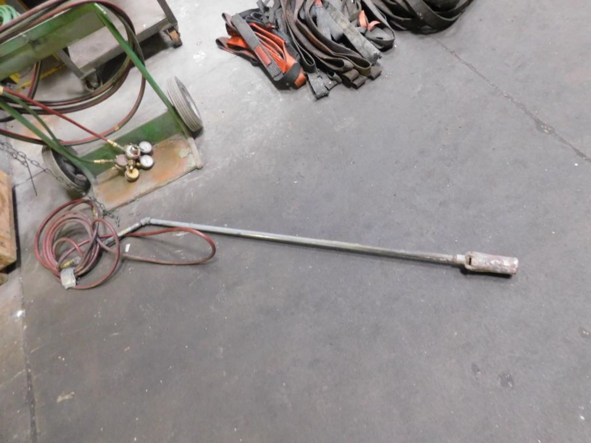 LOT: Torch Cart with Hose & Burner, Spare Hose, Regulator, with Torch Attachment - Image 5 of 5