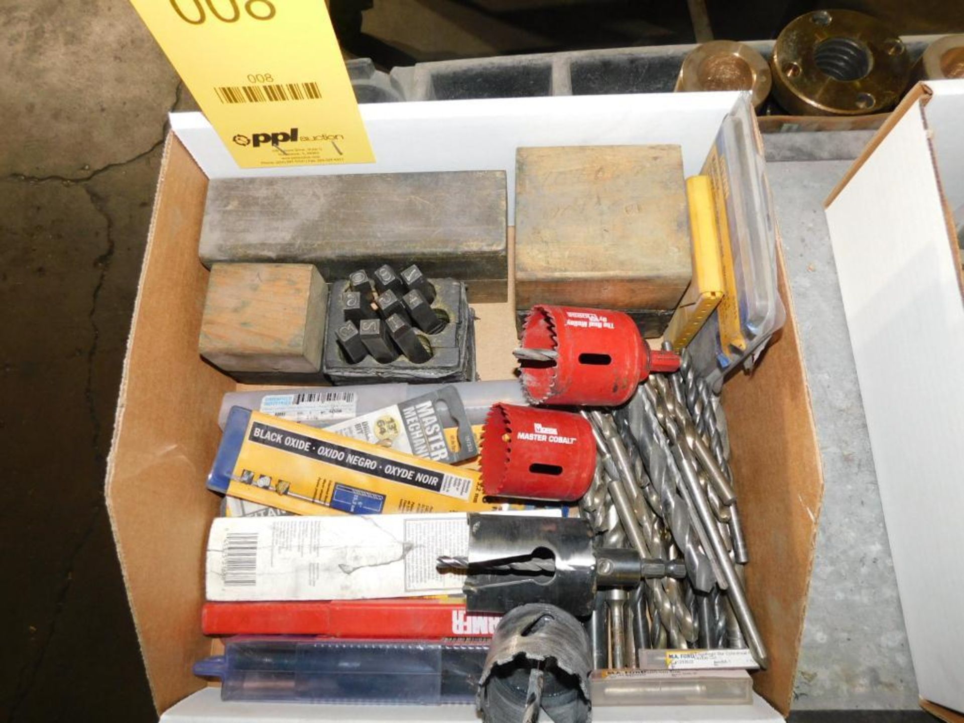 LOT: Assorted Drill Bits, Punches, Cutters - Image 2 of 2