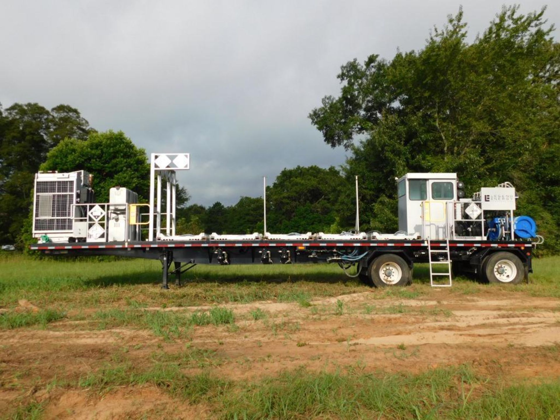 2018 NOV Rolligon Model C1T-3511LAS 2-Axle Chemical Addition Unit on B.T. Trailers 80,000 lb. Traile