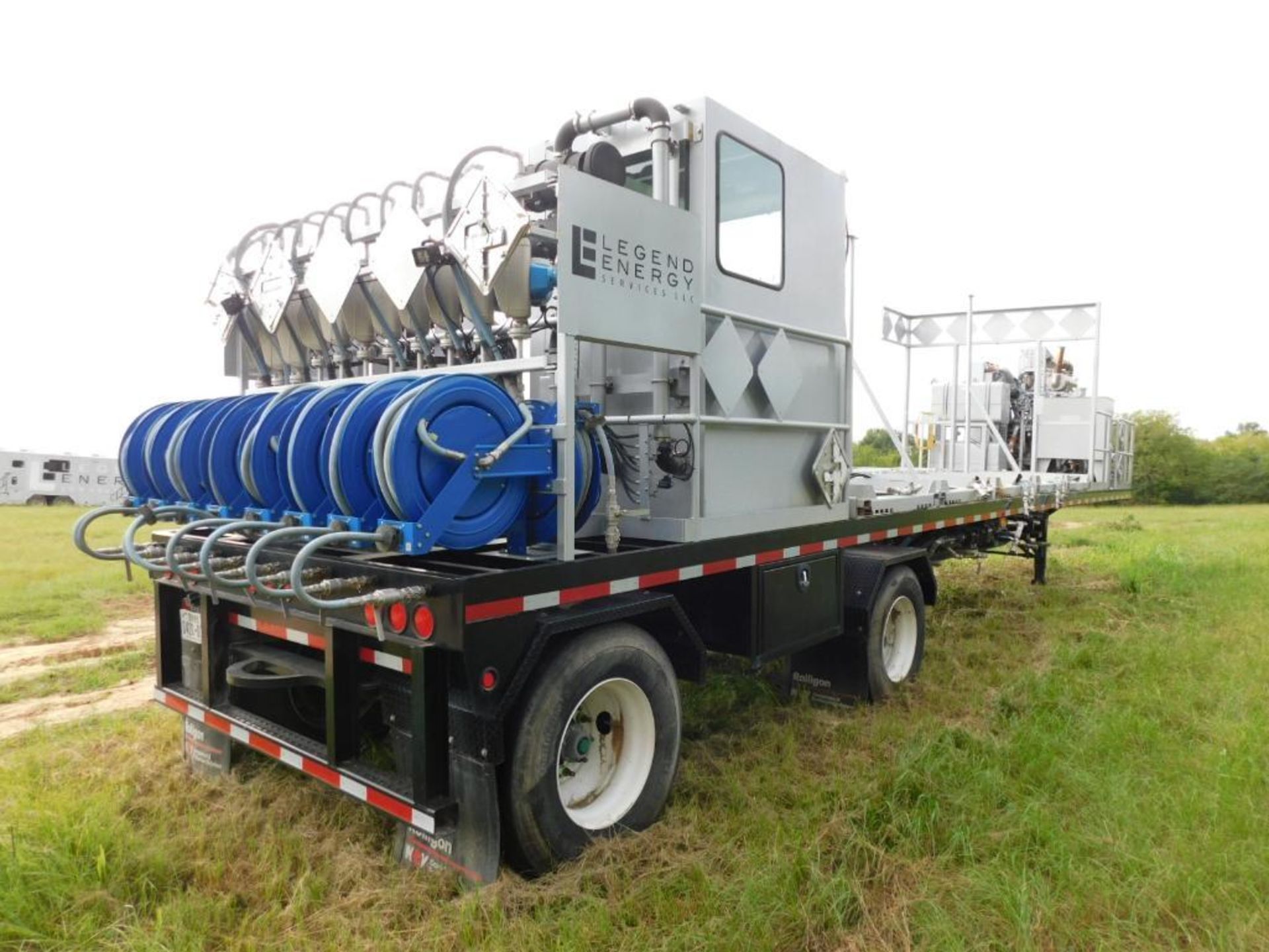 2018 NOV Rolligon Model C1T-3511LAS 2-Axle Chemical Addition Unit on B.T. Trailers 80,000 lb. Traile - Image 9 of 11